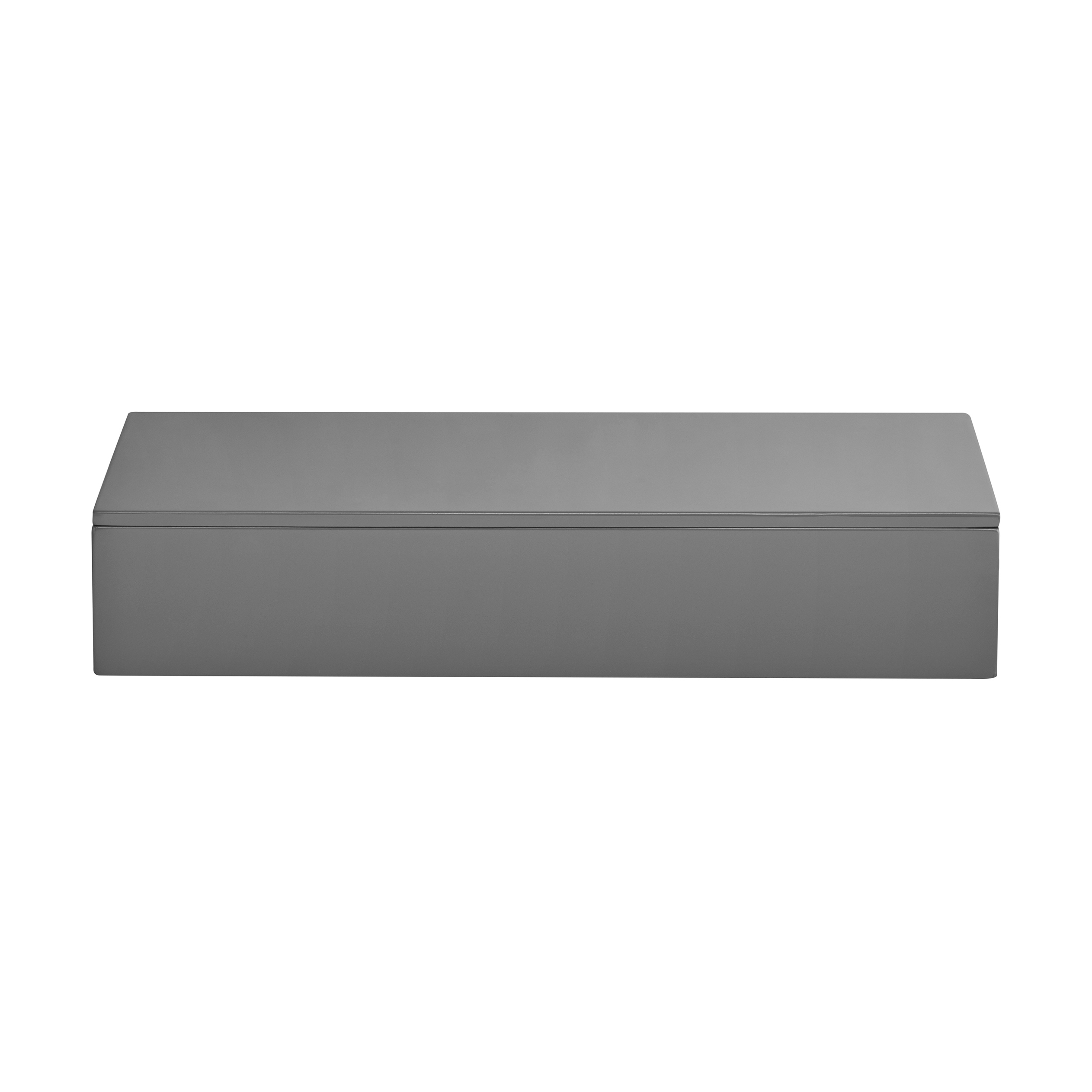 Caja de almacenamiento lacada Lux 38x19x7 cm.iy{font-size:18px}Antracit