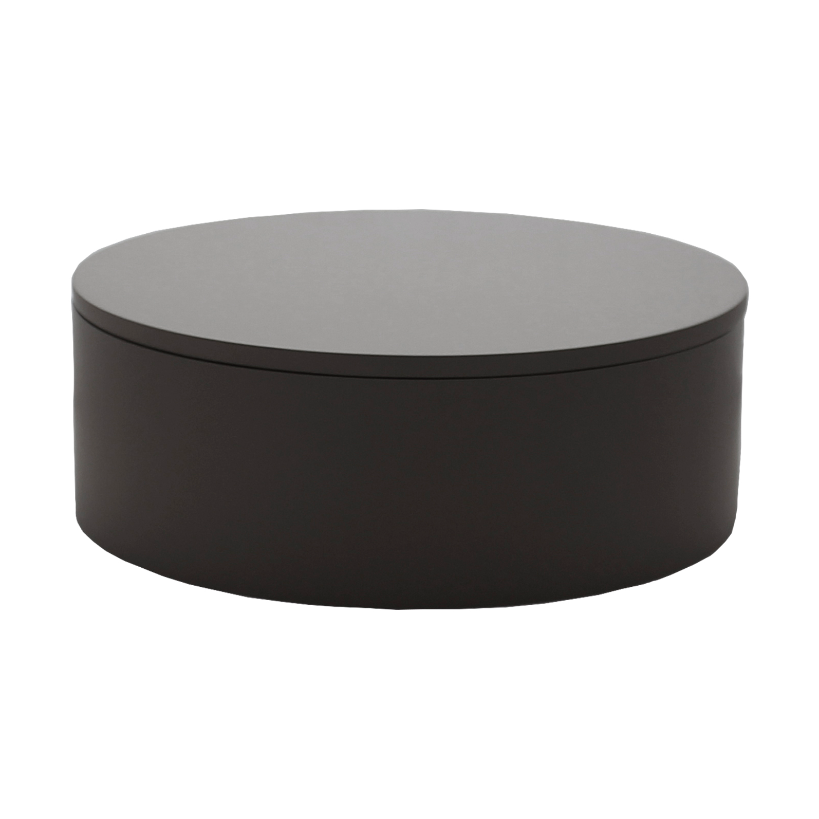 Caja de almacenamiento lacada Matt Ø20×7 cm.iy{font-size:18px}Negro