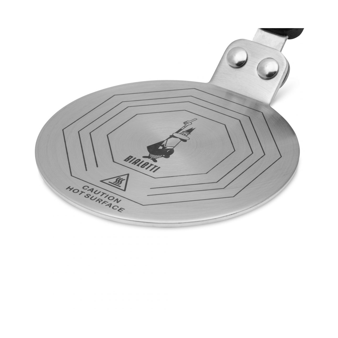 Placa de inducción Bialetti Ø13 cm.jq{font-size:18px}Plateado-negro