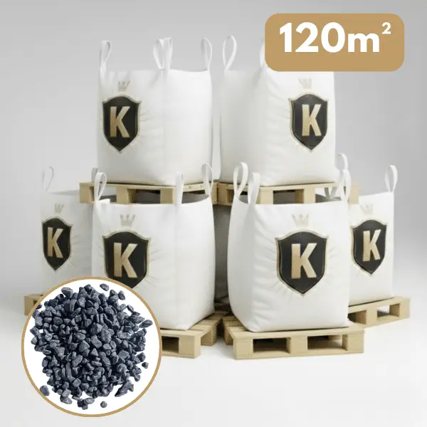 Galet marbre gris anthracite 12/25 mm – Pack 6 Big Bag +/