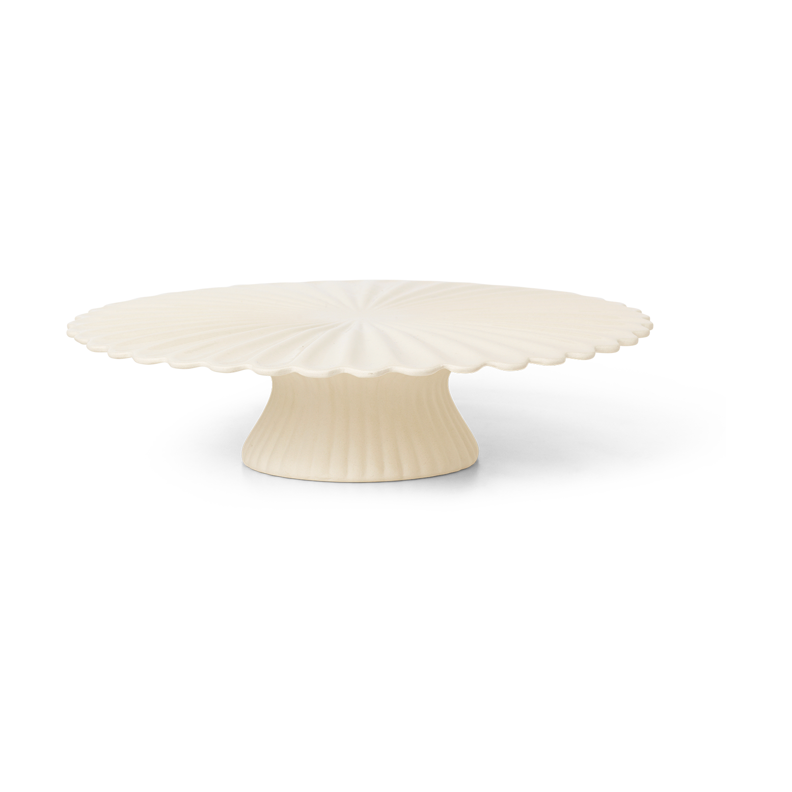 Plato de tarta Fountain Ø31 cm.jq{font-size:18px}Off white