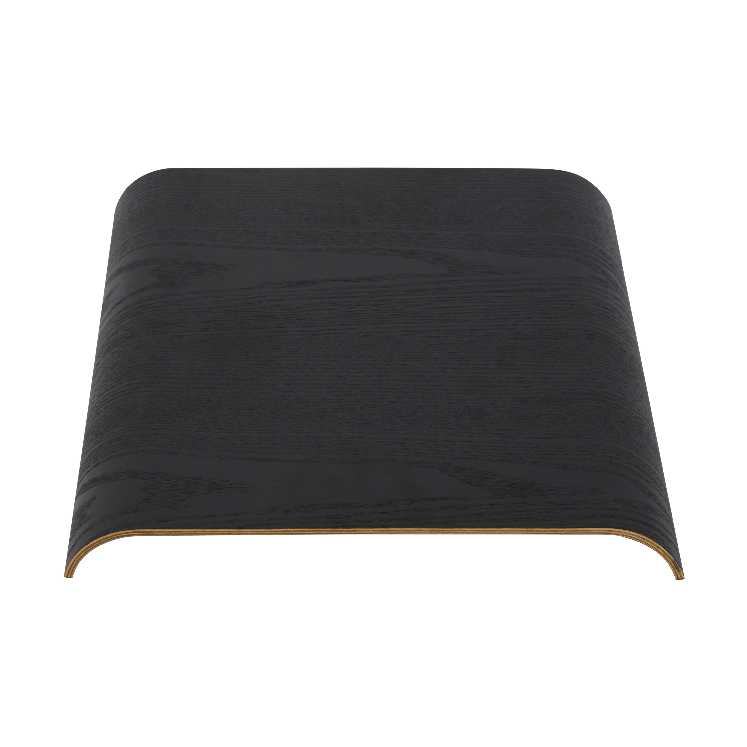 Bandeja/panel superior Curva para taburete Curva 33 cm.jo{font-size:18px}Negro