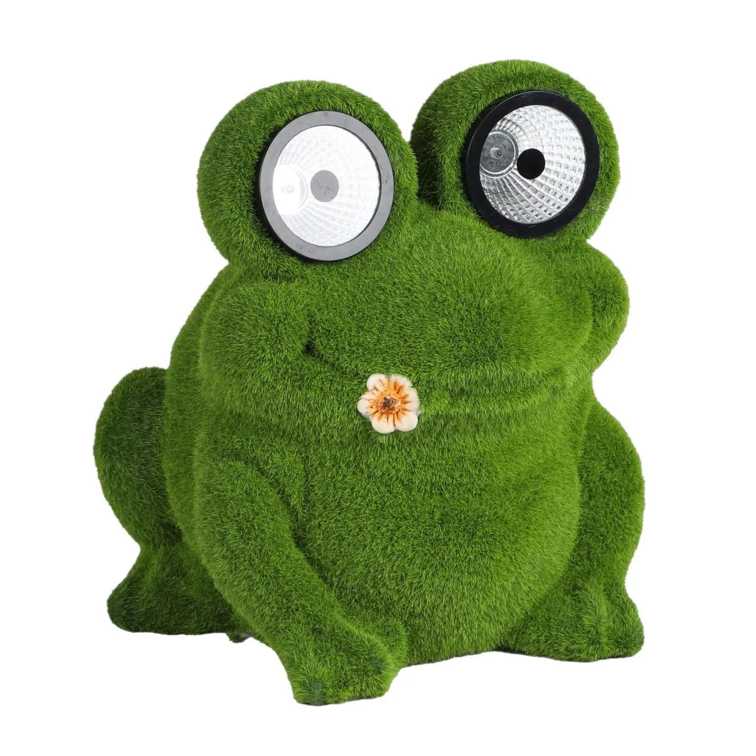Grenouille solaire flocage herbe