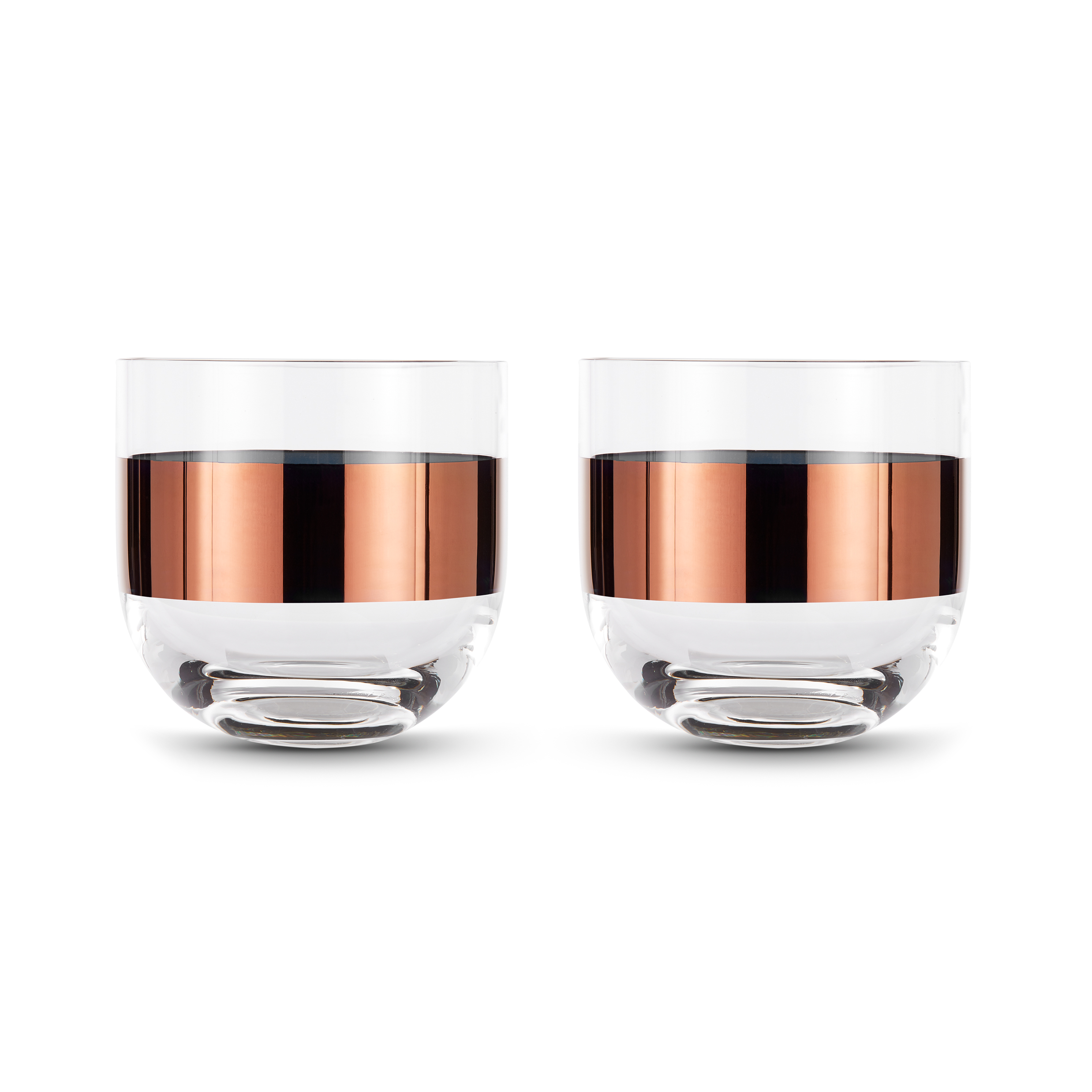 Vaso de whisky Tank 30 cl pack de 2.jr{font-size:18px}Transparente-cobre