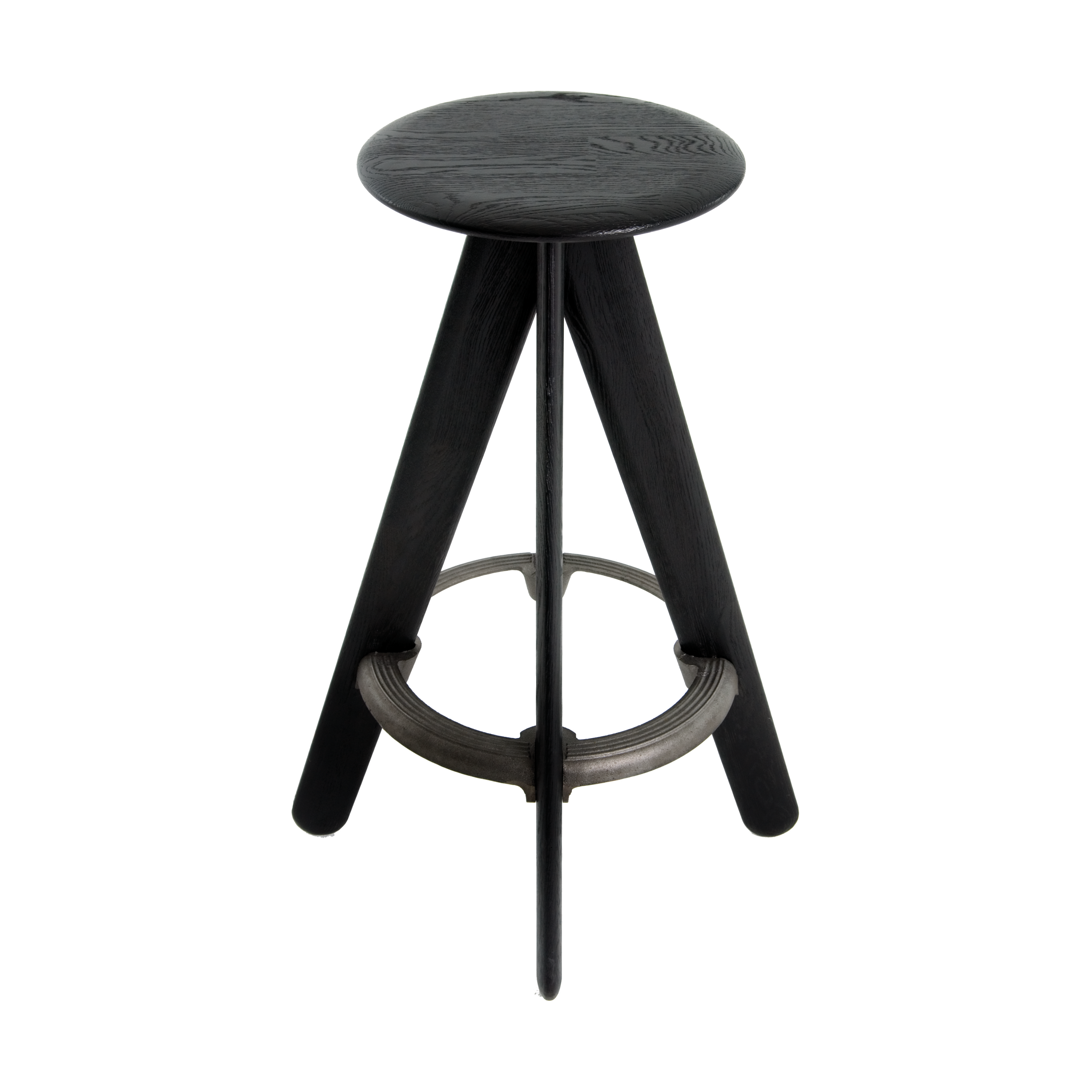 Taburete de bar Slab 76 cm.js{font-size:18px}Roble negro