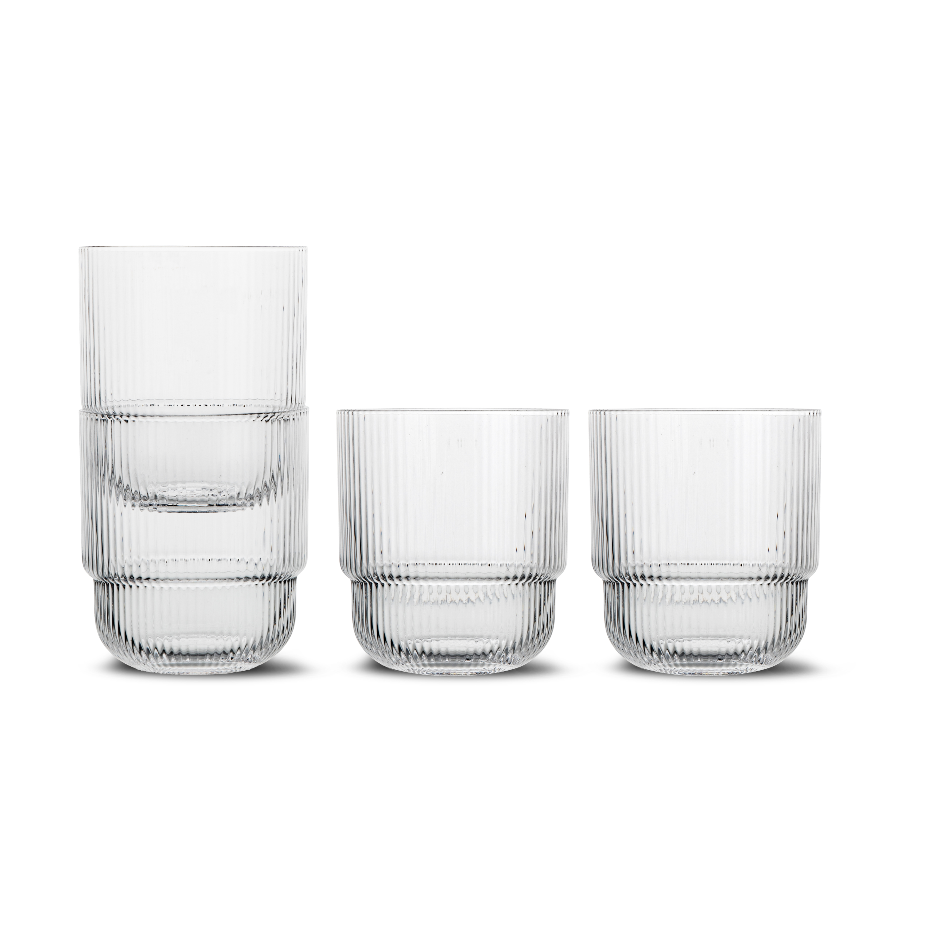 Vasos transparentes Sagaform 4-pack.jt{font-size:18px}Claro