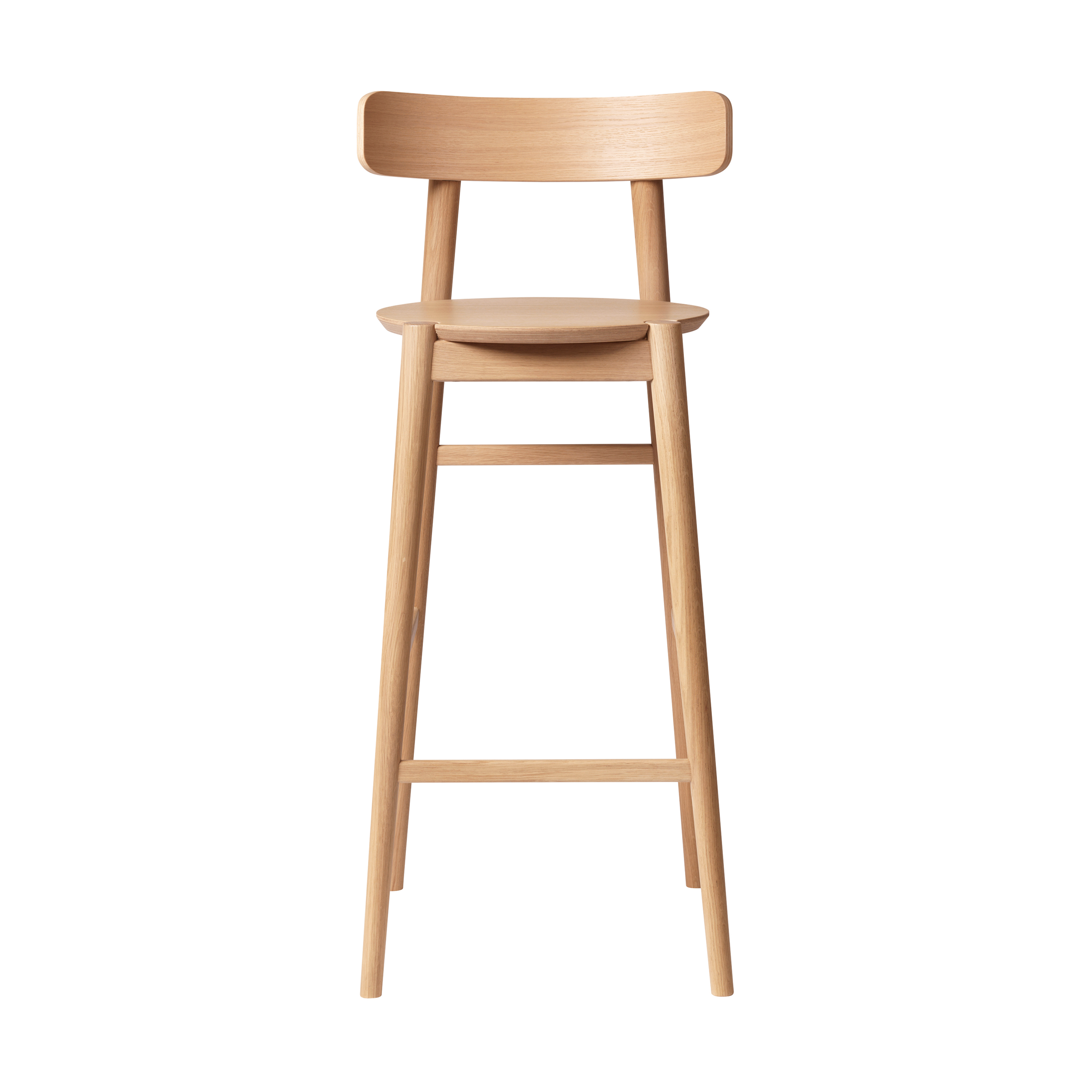Taburete J184 Øst 75 cm.jt{font-size:18px}Oak nature lacquered