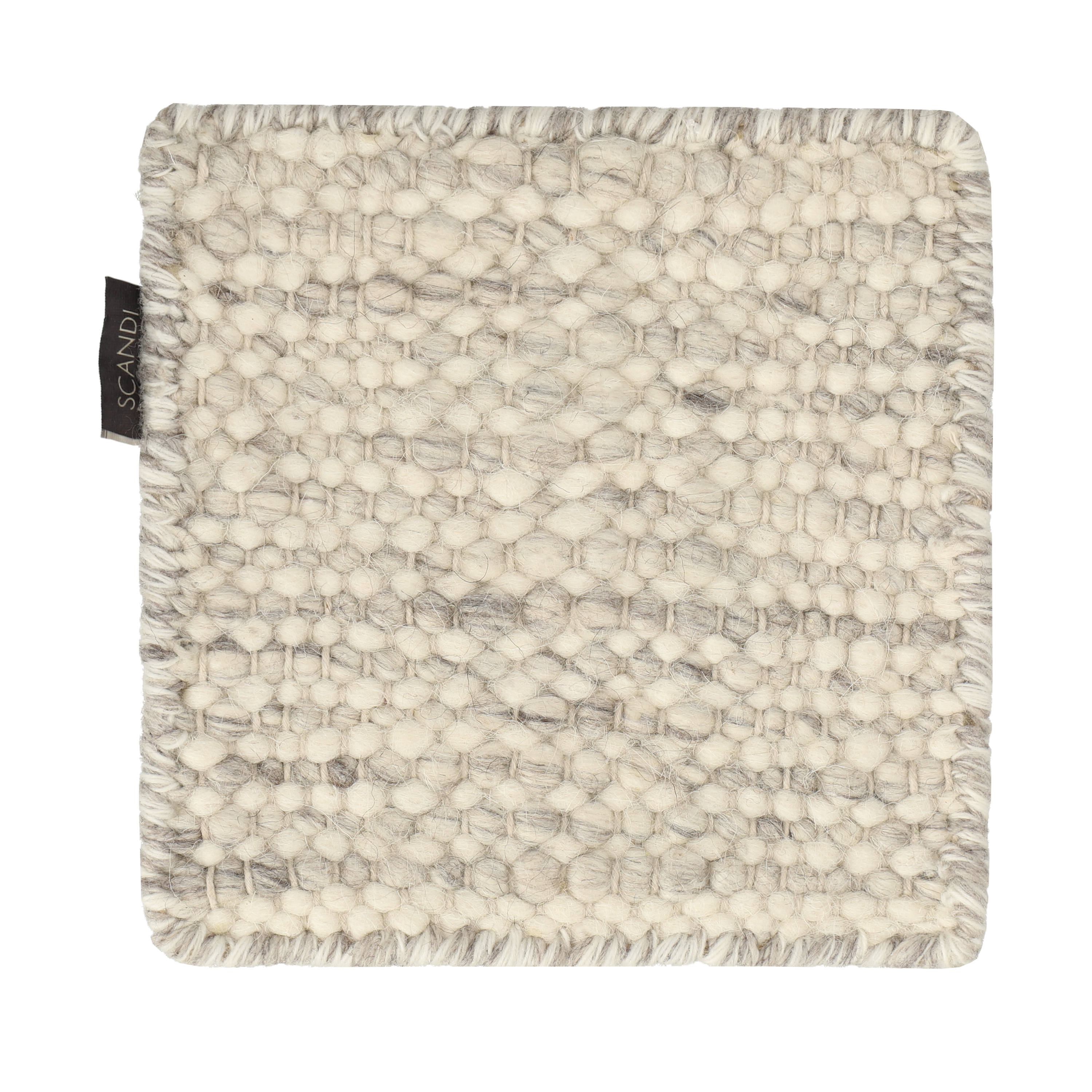 Muestra de alfombra de lana Fawn.iy{font-size:18px}Blanco