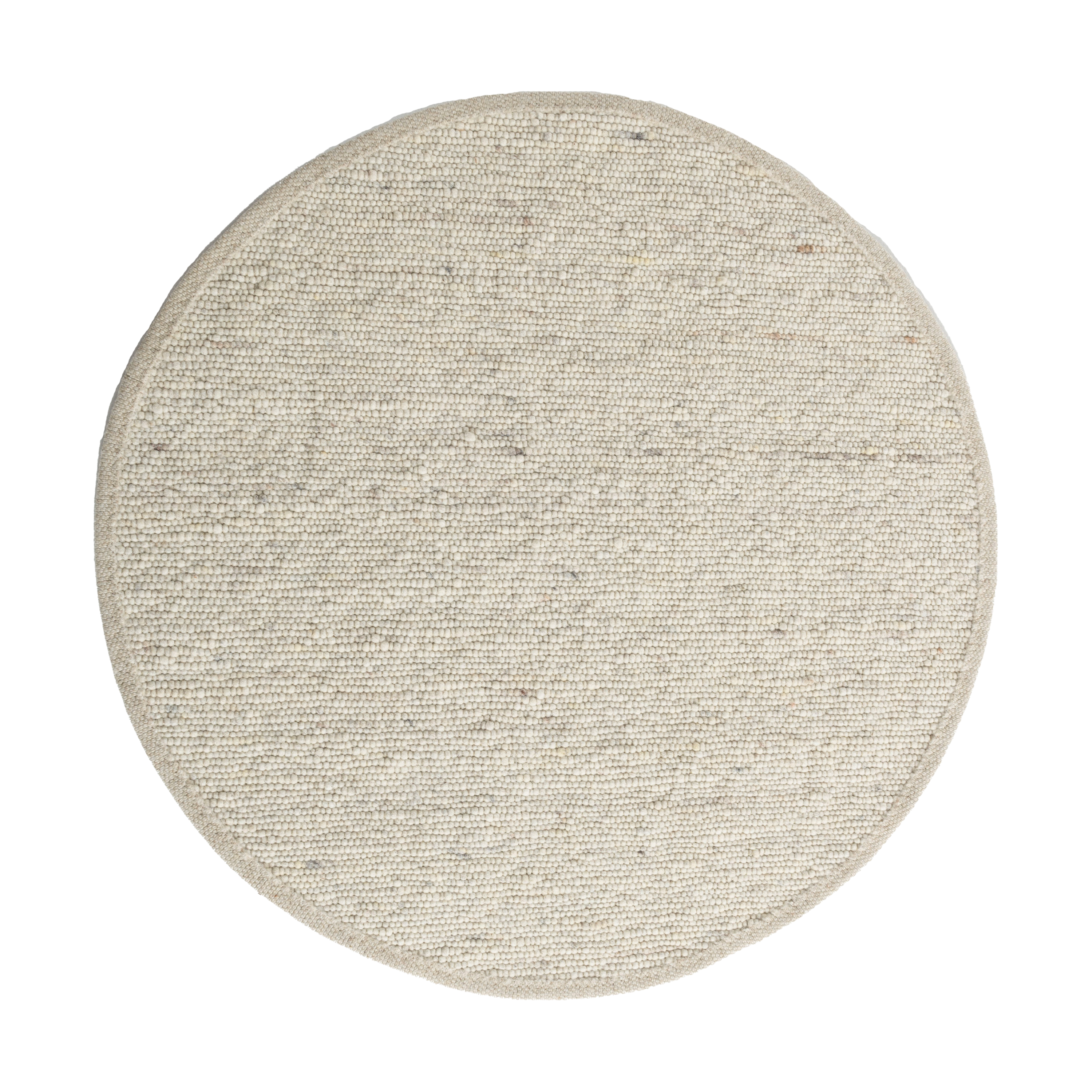 Alfombra Sierrafil redonda .iy{font-size:18px}Blanco natural nº 11, Ø170 cm