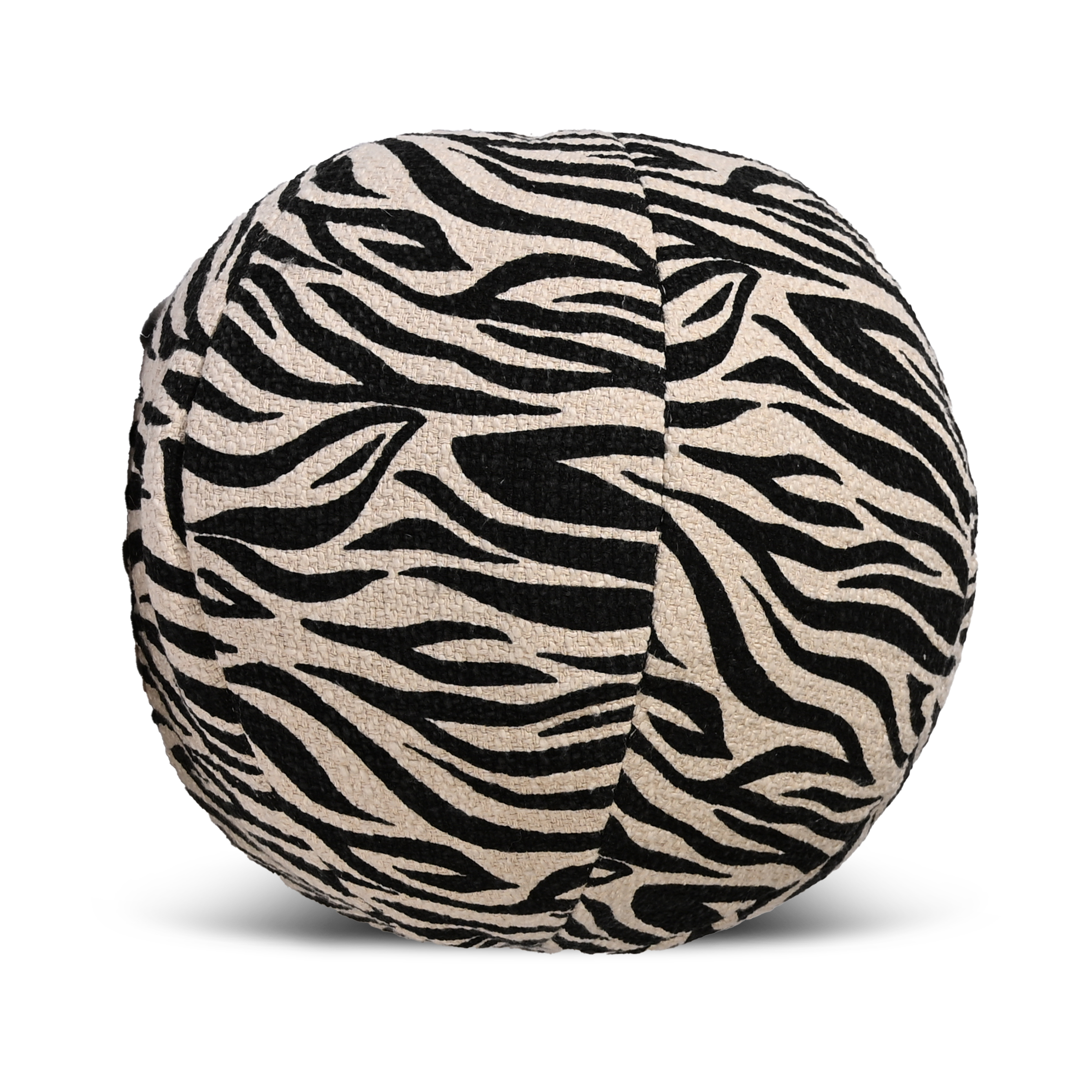 Cojín Anima Ø35 cm.ju{font-size:18px}Zebra-negro