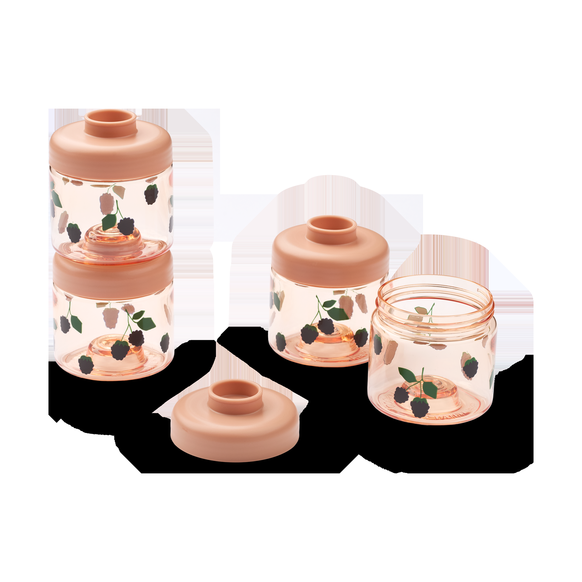 Tarros para comida de bebés Dominique 100 ml, 4-pack.j3{font-size:18px}Berry-Pale Toscana
