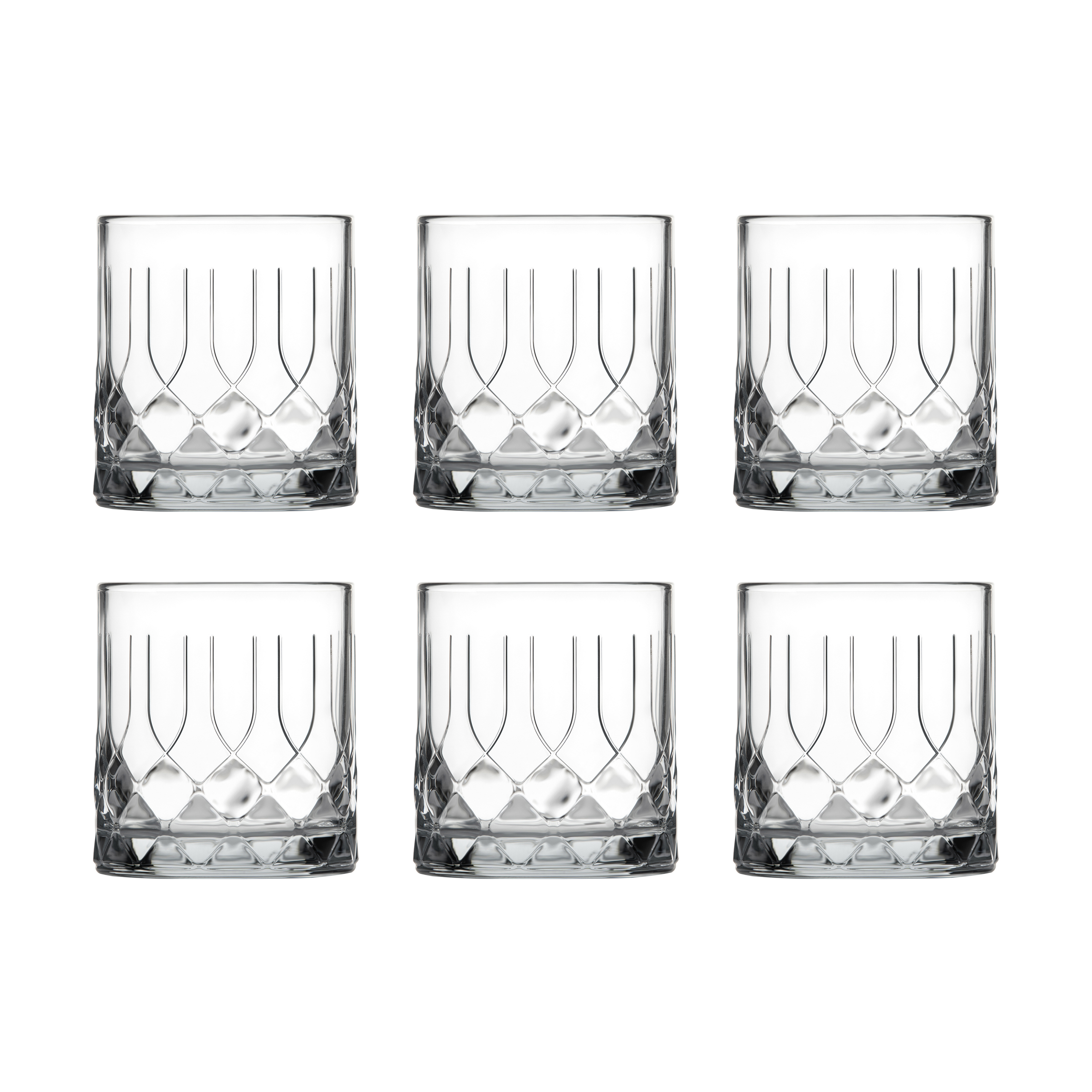 Vasos para whisky Chicago, 6-pack.jv{font-size:18px}34 cl