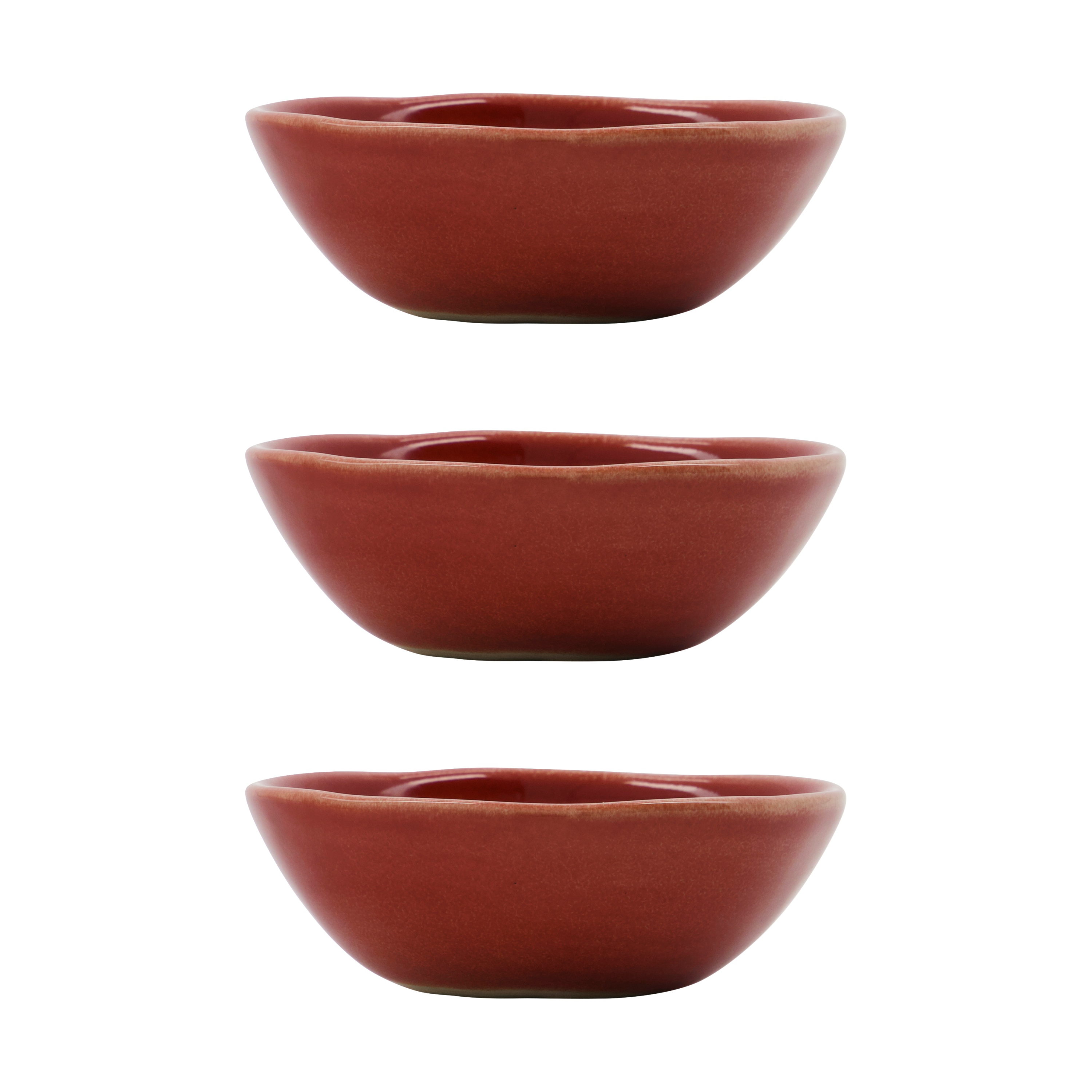 Set de 3 cuencos Diva 4 cl .jp{font-size:18px}Rojo