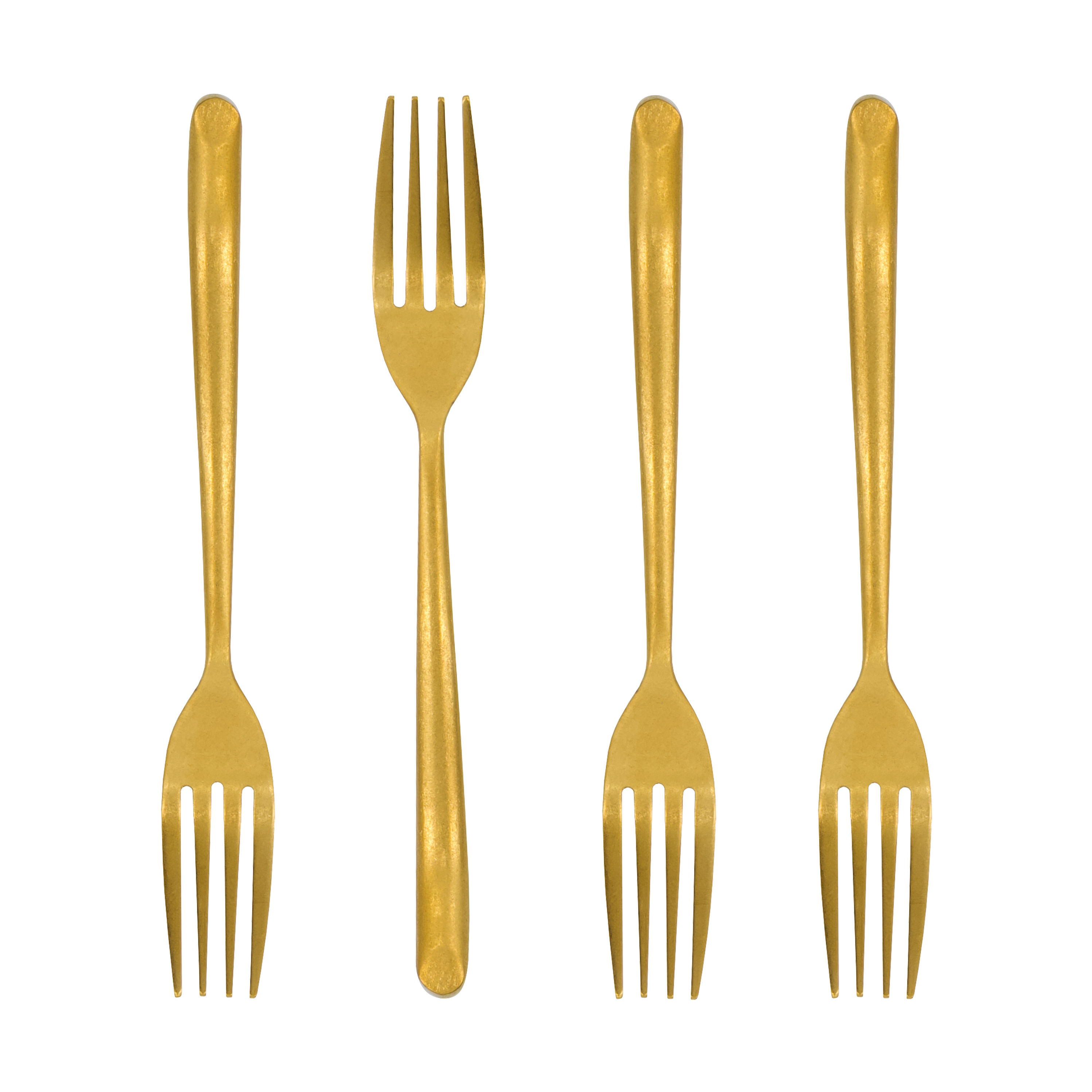 Tenedores para tarta Nicolas Vahé, 4 piezas.jq{font-size:18px}Acabado dorado envejecido