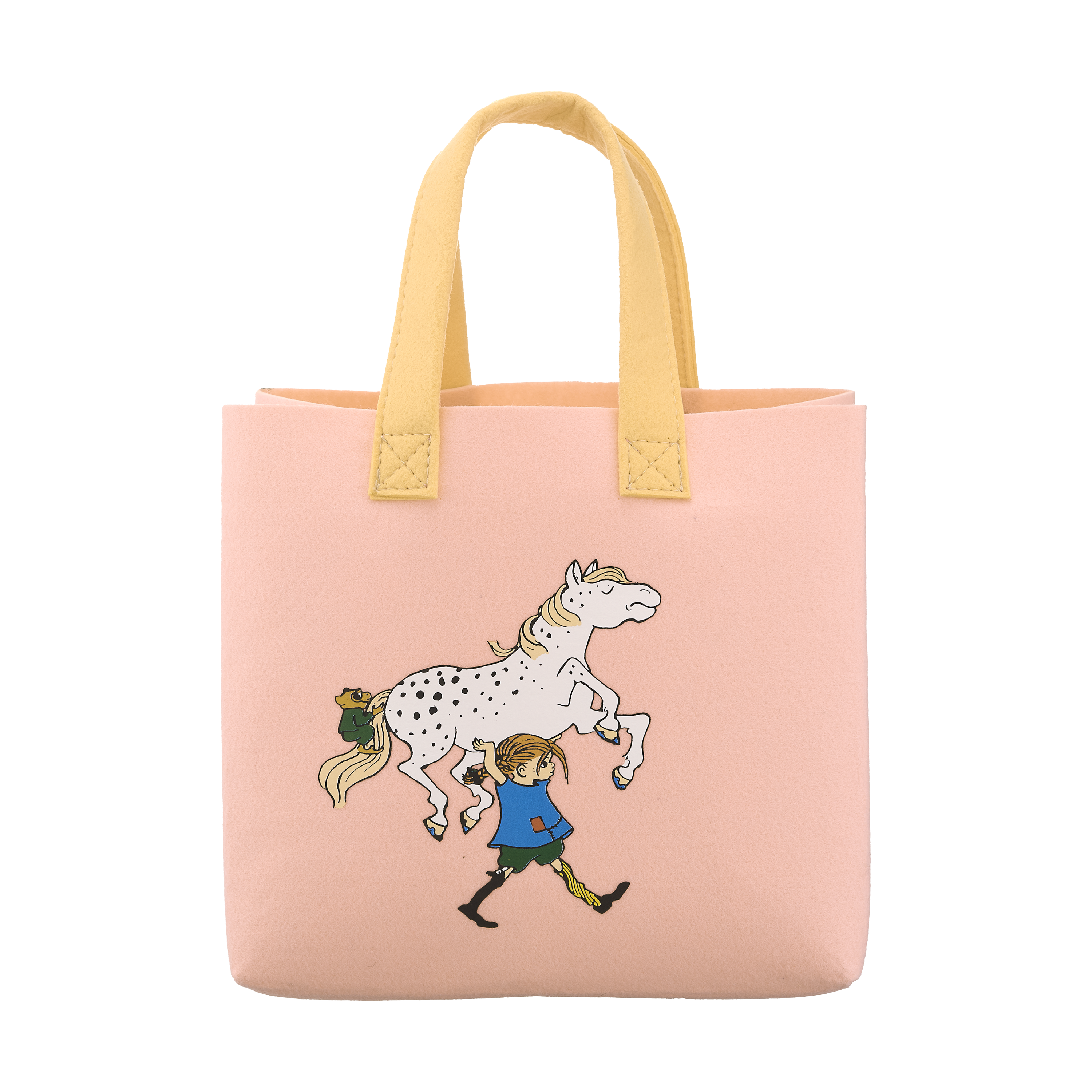 Bolsa Tote Pippi 25×25 cm.jq{font-size:18px}Pippi y el caballo