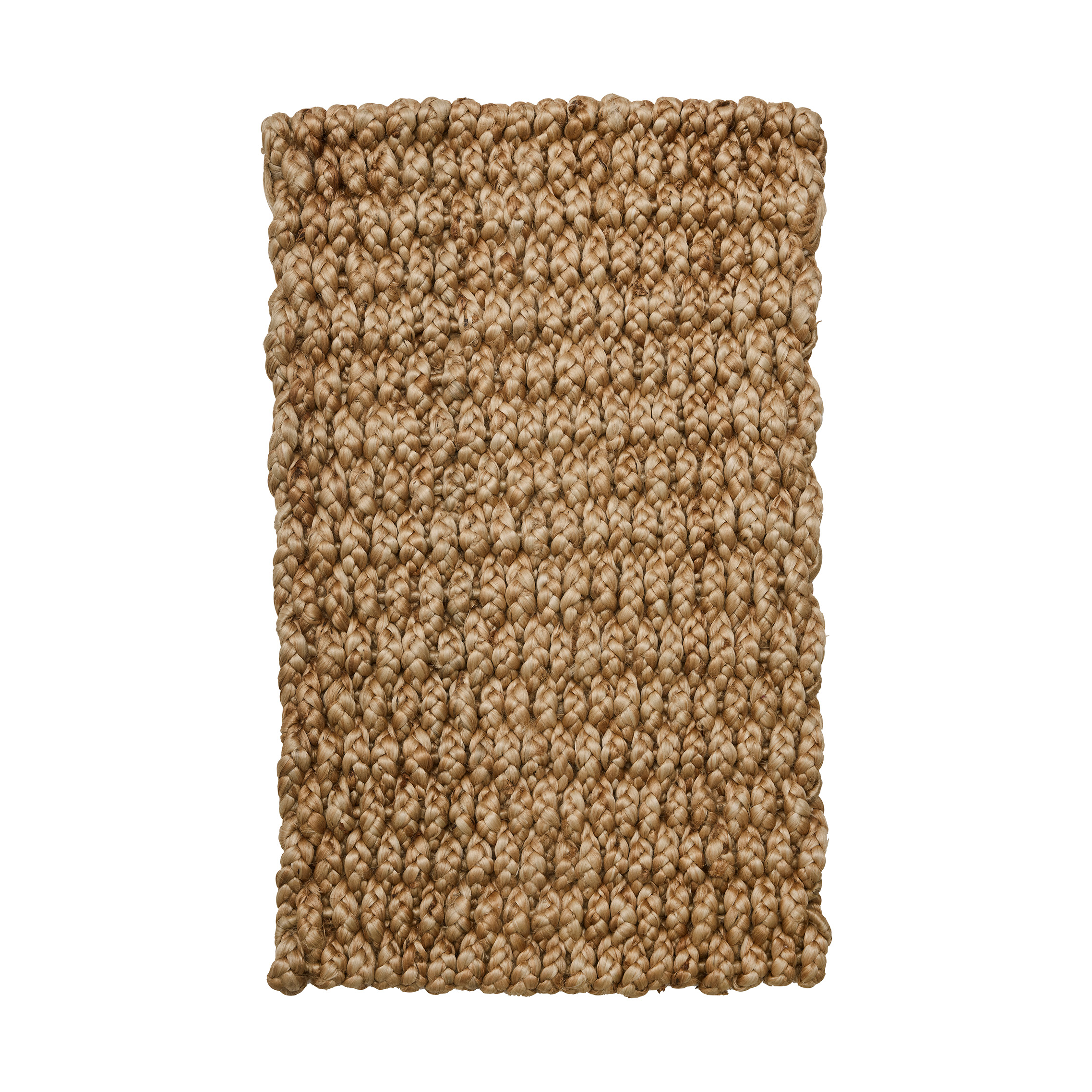 Felpudo de yute Tell Me More Braided 45×75 cm.jp{font-size:18px}Natural