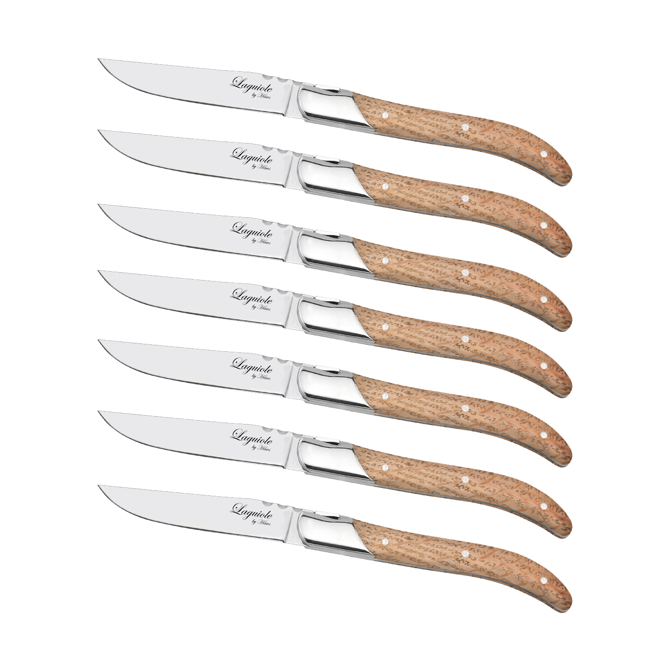 Tenedor para parrilla Laguiole By Hâws, pack de 6.jq{font-size:18px}Roble