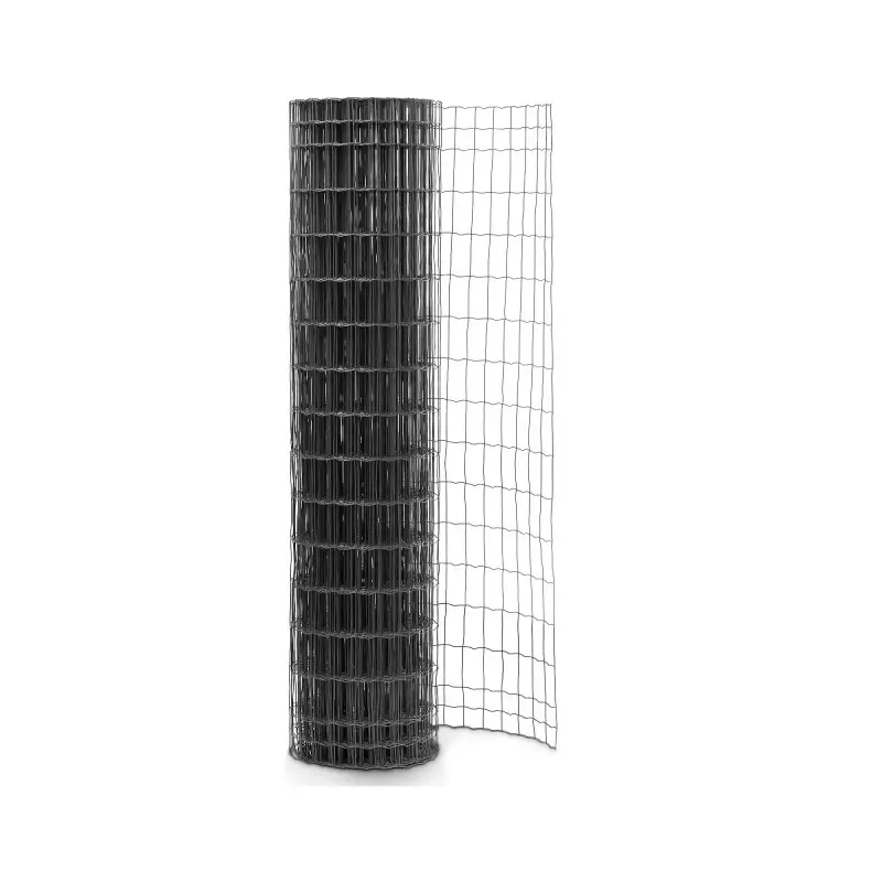 Grillage soudé en rouleau H1m00 x 20m fil 2.1mm maille 100×50 mm Gris anthracite