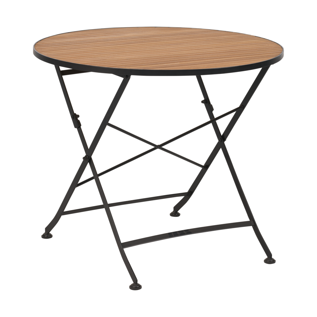 Mesa de comedor Brewer.jr{font-size:18px}Negro-teca, Ø85 cm