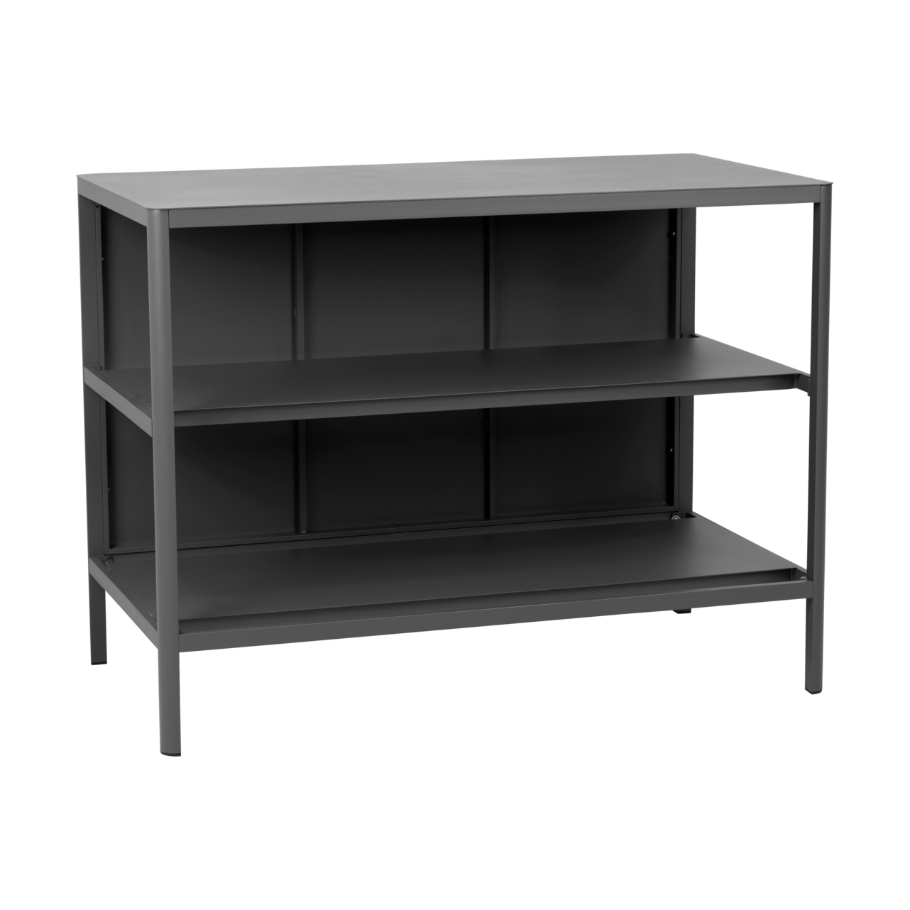 Kelia cocina de exterior con banco y estantes.k5{font-size:18px}Antracita, 121x91x64 cm
