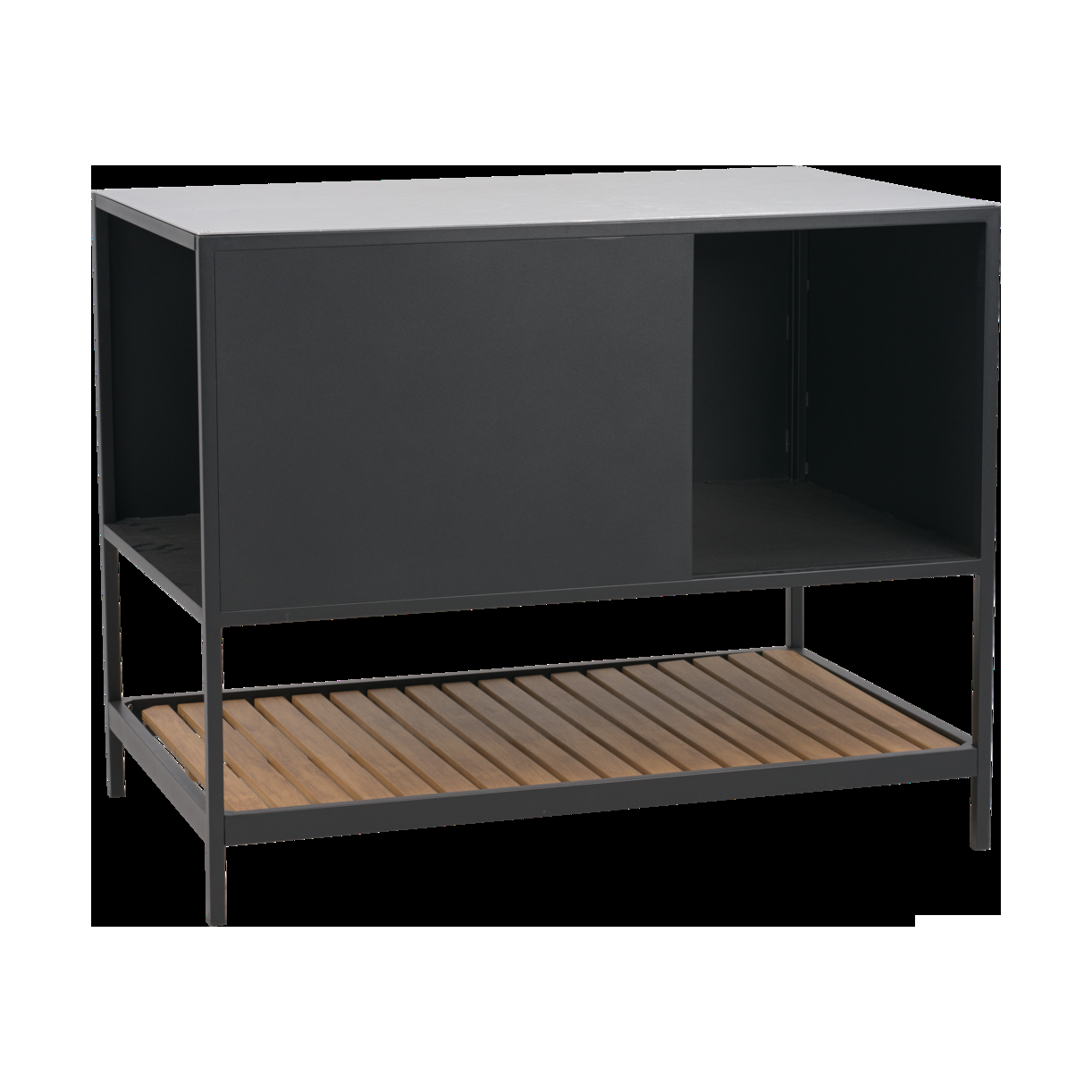 Mueble bajo para cocina exterior Prep 110×90×70 cm.k3{font-size:18px}Negro