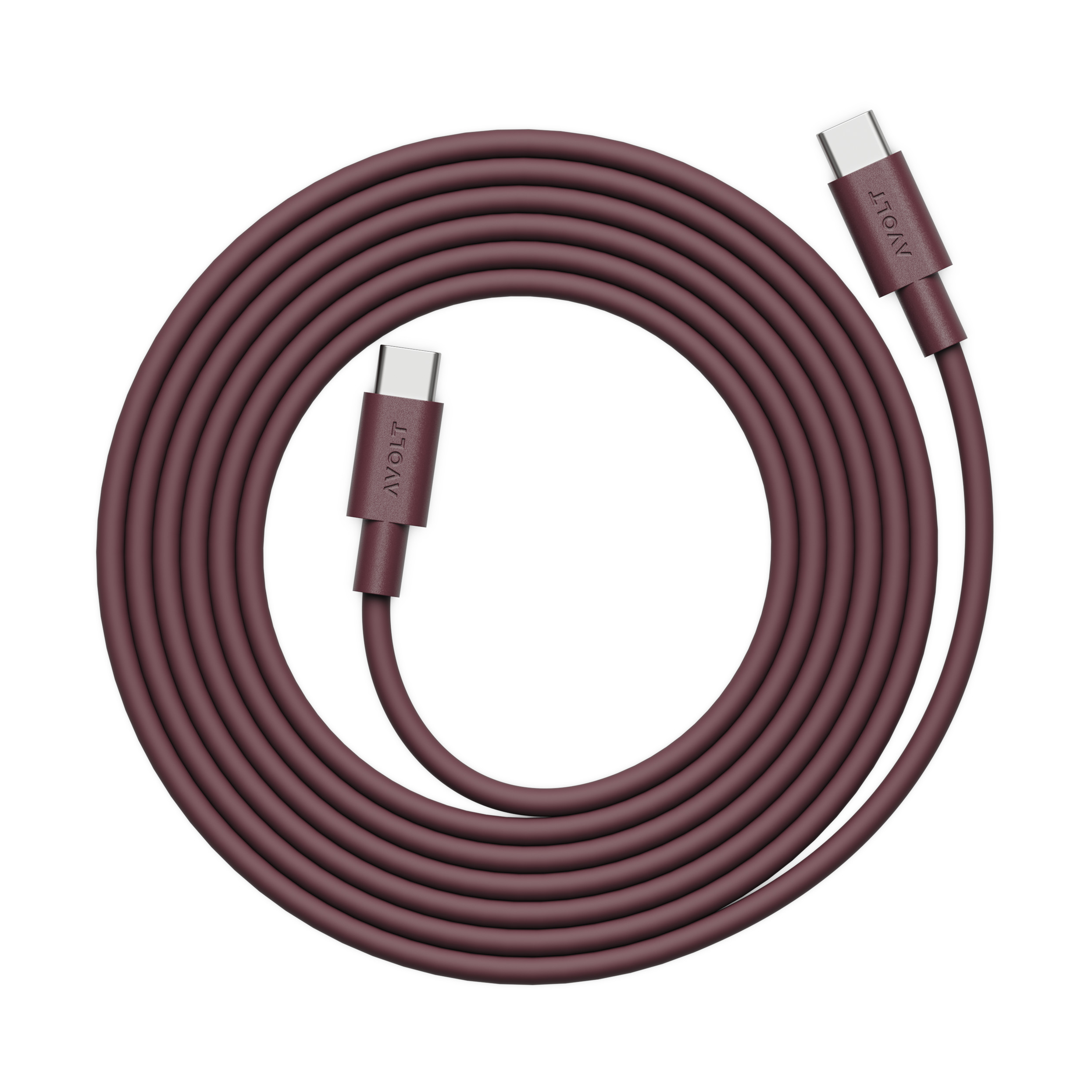 Cable AVOLT x Bauhaus-Archiv 1 USB-C a USB-C.jp{font-size:18px}Mulberry Red