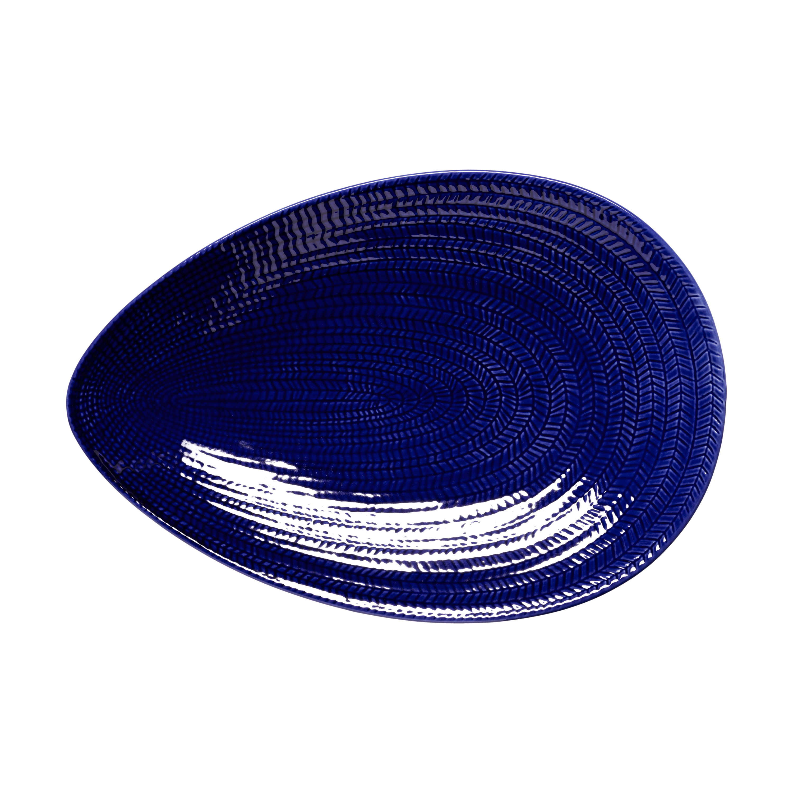 Plato de servicio Blå eld.js{font-size:18px}Azul, 20×29 cm