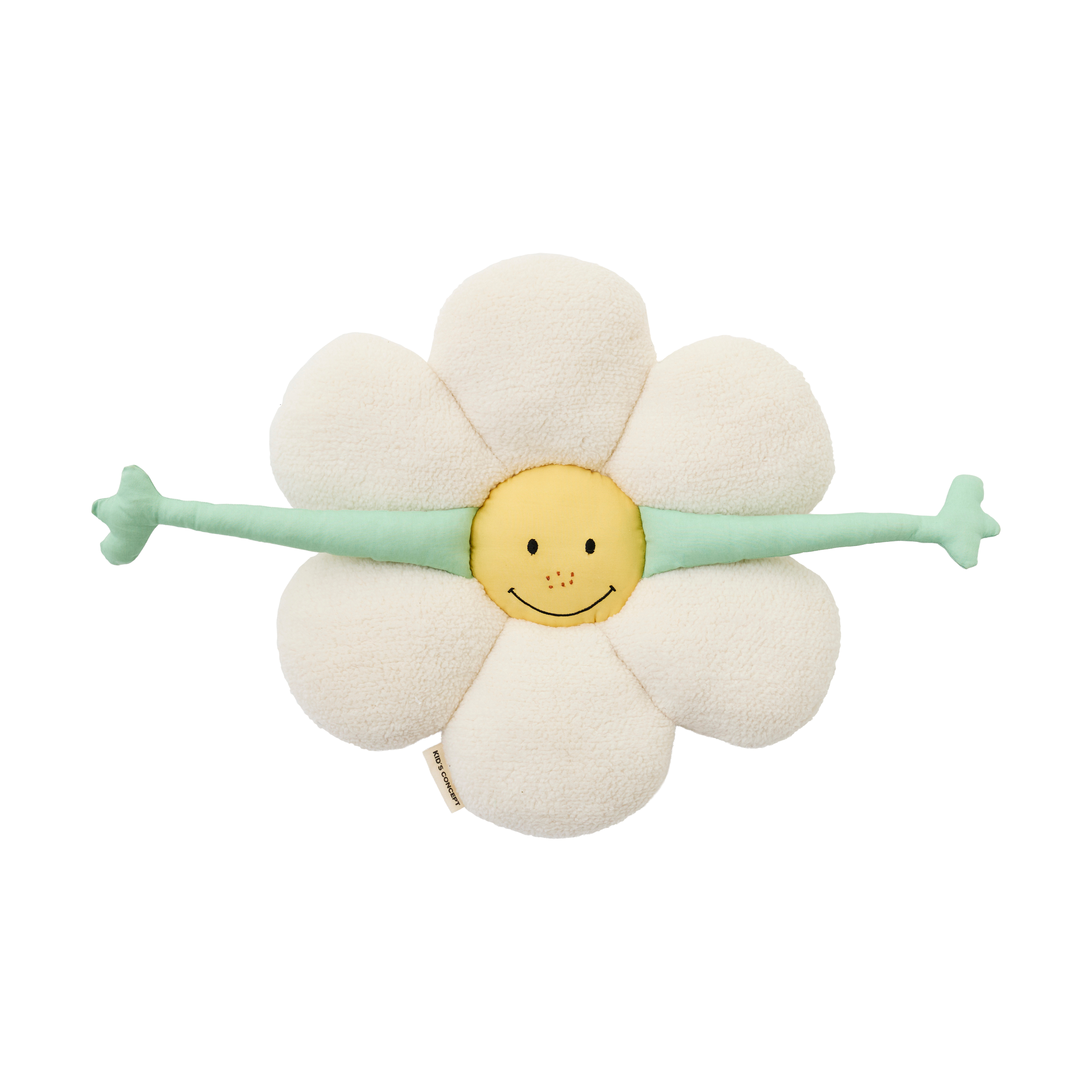 Cojín Blomma.k4{font-size:18px}Blanco-verde-amarillo