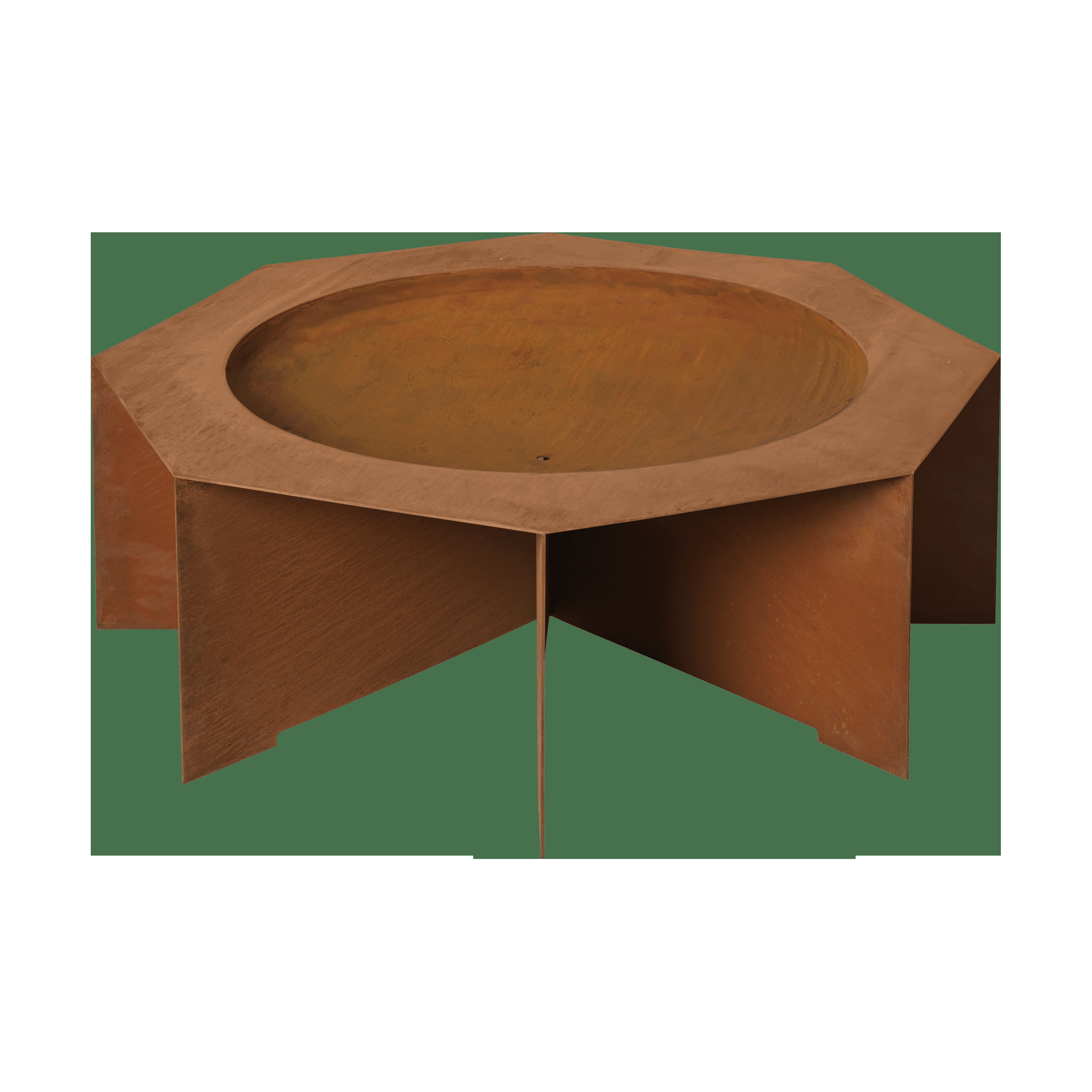 Brasero de exterior Otto fire pit.ju{font-size:18px}Rust, Ø85,5 × 29 cm