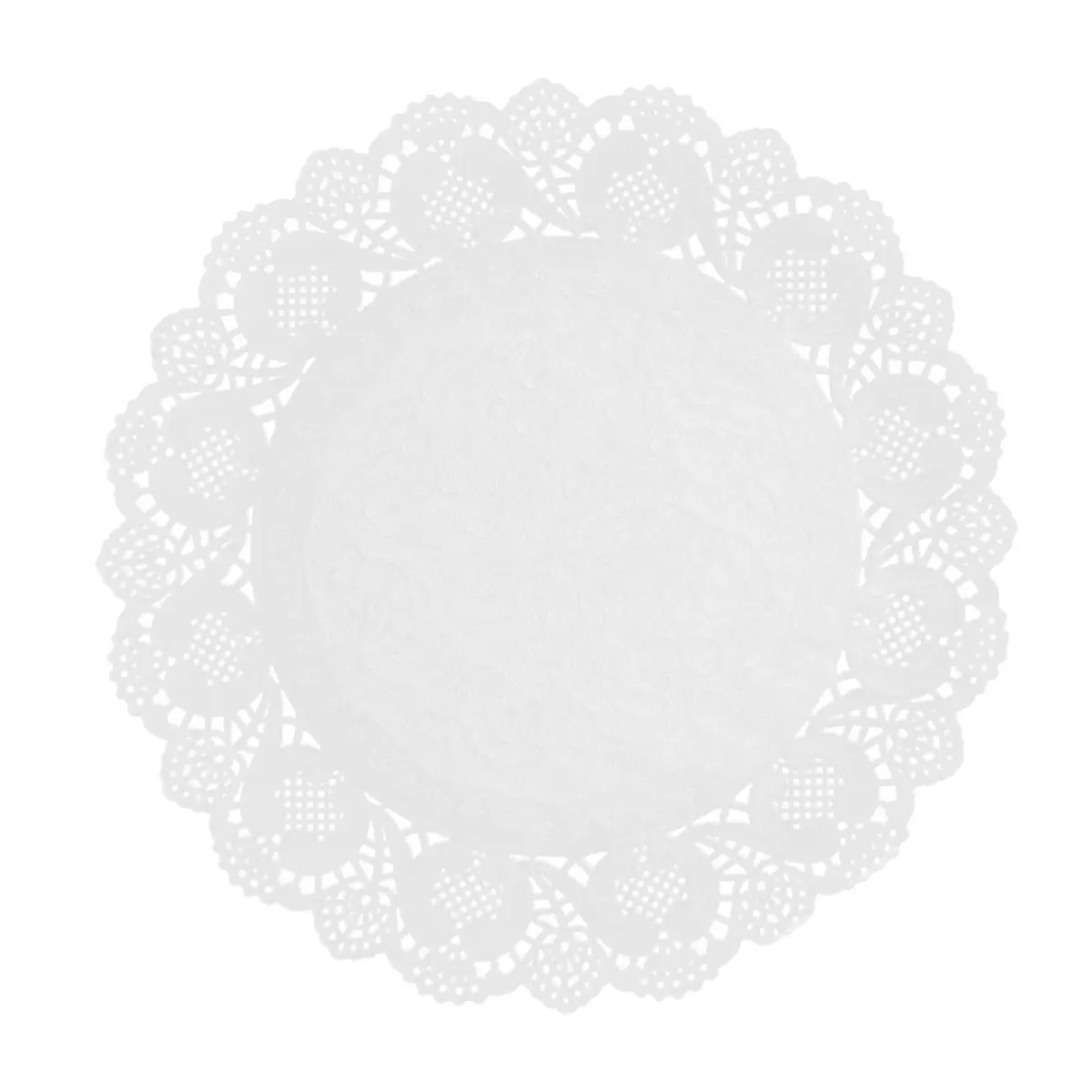 Lot de 20 Napperons «Lily Cook» 26cm Blanc