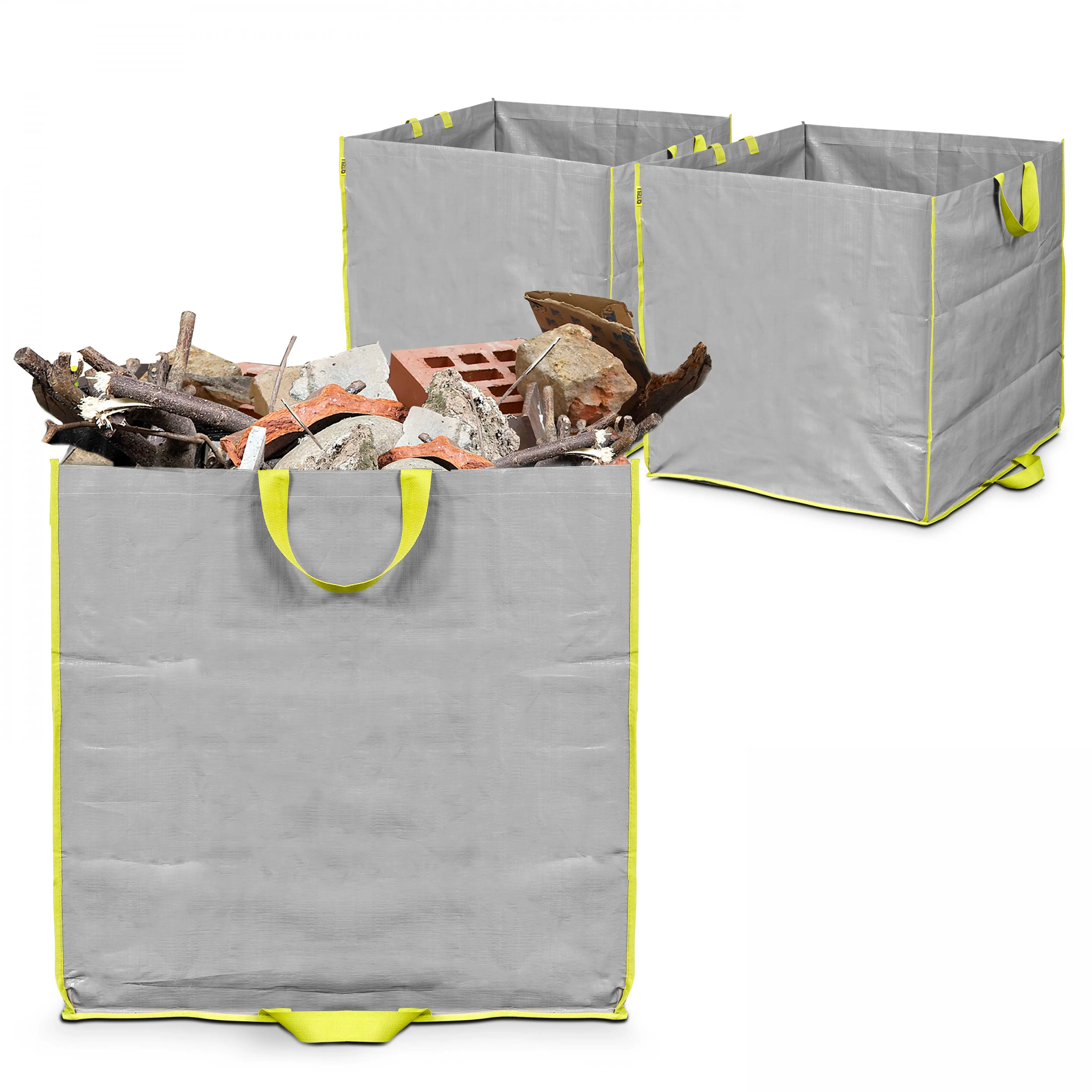 Lot de 3 sacs à gravats et végetaux 100l – Oviala