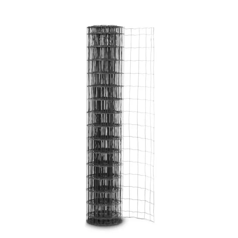 Grillage soudé en rouleau L20m maille 100×75 fil 2.1mm ht 1m gris anthracite