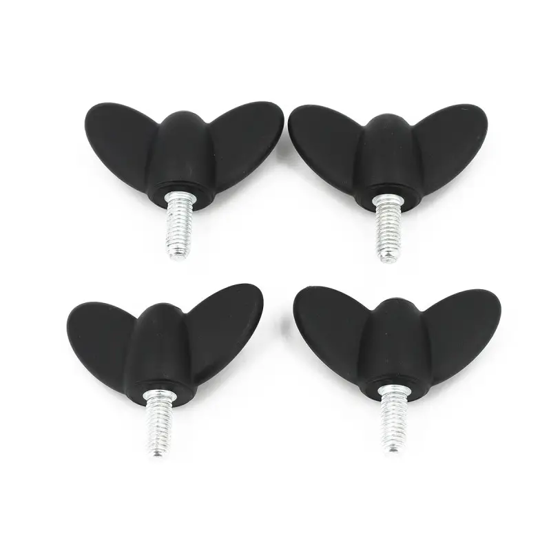 Lot de 4 Vis de serrage papillon M6x15
