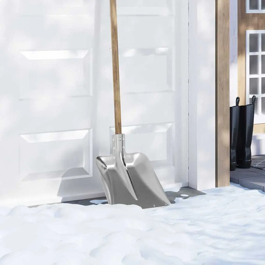 Lot de 4 Têtes de Pelle Larges Aluminium Jardin Sable Neige 45×38 cm Argent – ComfortXL Outdoor Living