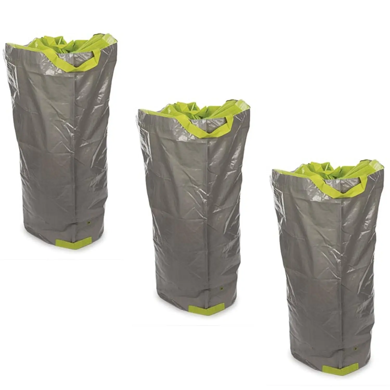 Lot de 3 SACS DE JARDIN MULTIFONCTIONS Utra Résistant – POLYÉTHYLÈNE – 270 L