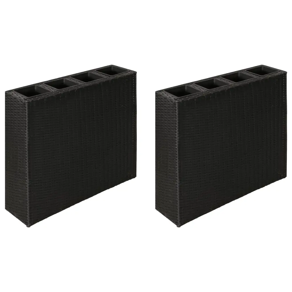 Lot de 2 Jardiniere plastique Ciro Vert 79 X 22 X 76 cm – Prolenta Premium