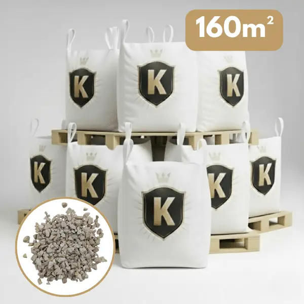 Gravillons calcaire blanc 6/16 mm – Pack 8 Big Bag +/