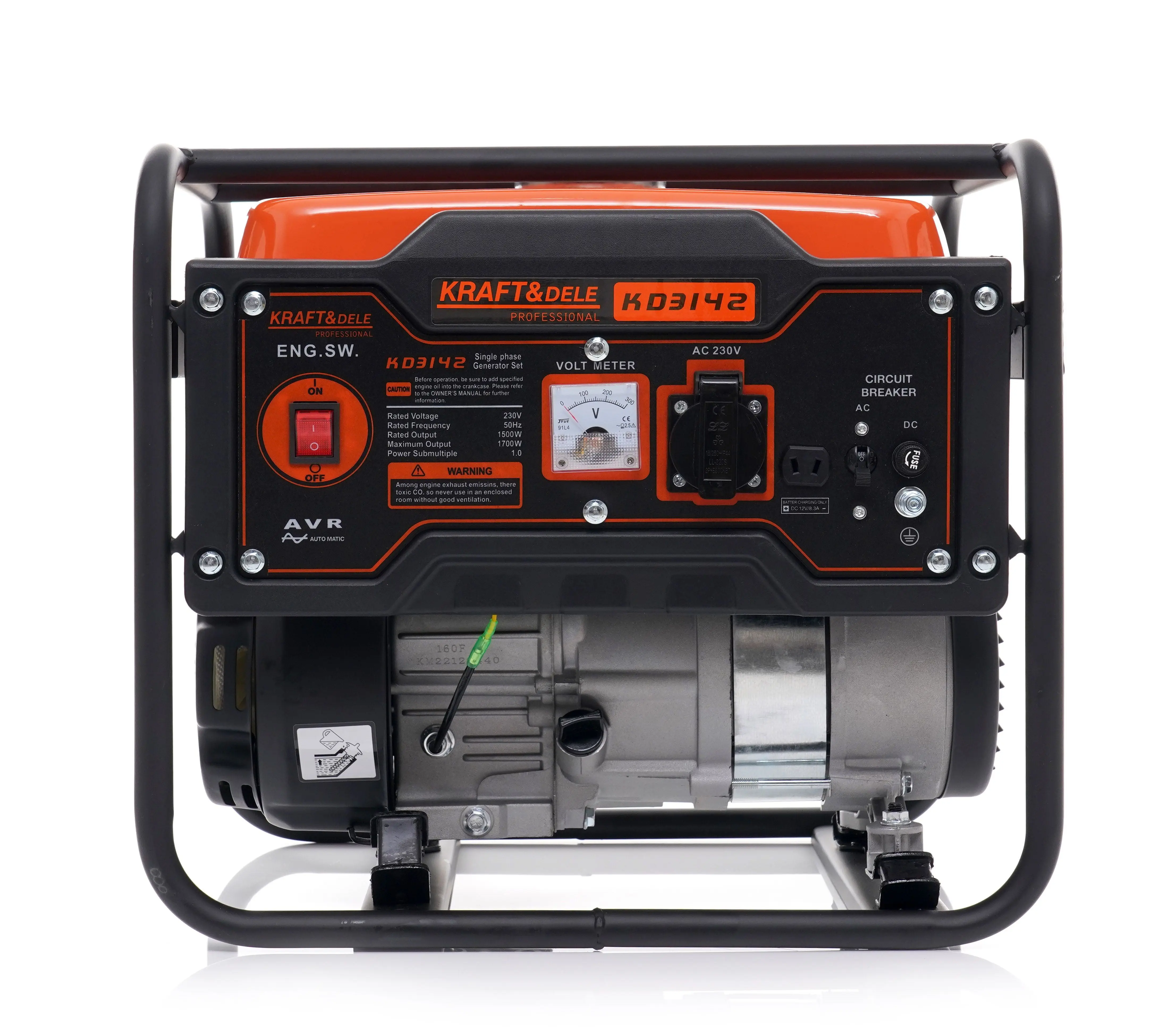 Générateur Groupe électrogène Monophasé 1,5 Kw / 1,7 Kw