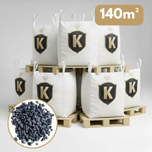 Galet marbre gris anthracite 12/25 mm – Pack 7 Big Bag +/