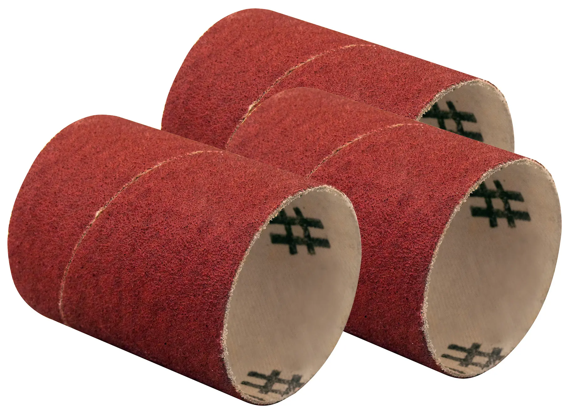 Lot de 3 manchons abrasifs grain A80 diamètre 60mm – largeur 60mm – FARTOOLS – 110881