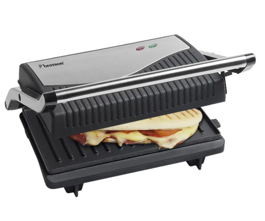 Grill viandes et panini 750w noir/inox APG150 Bestron