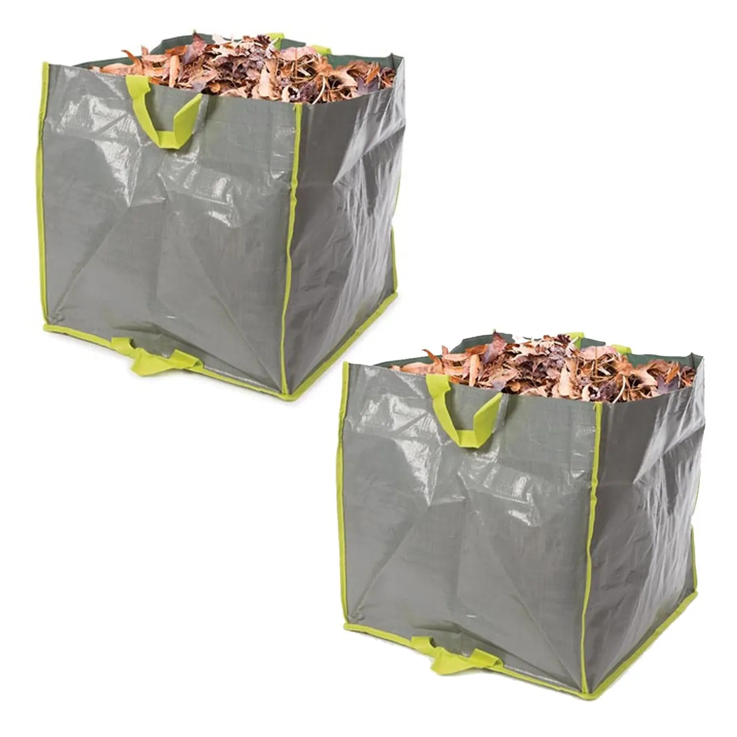 Lot de 2 SACS DE JARDIN MULTIFONCTIONS – POLYPROPYLÈNE – 100 L