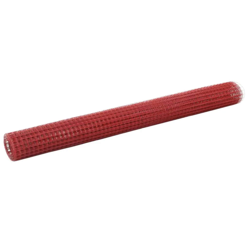 Grillage Souple Métal PVC Animaux Séparation Résistant 19mm 10×0,5m