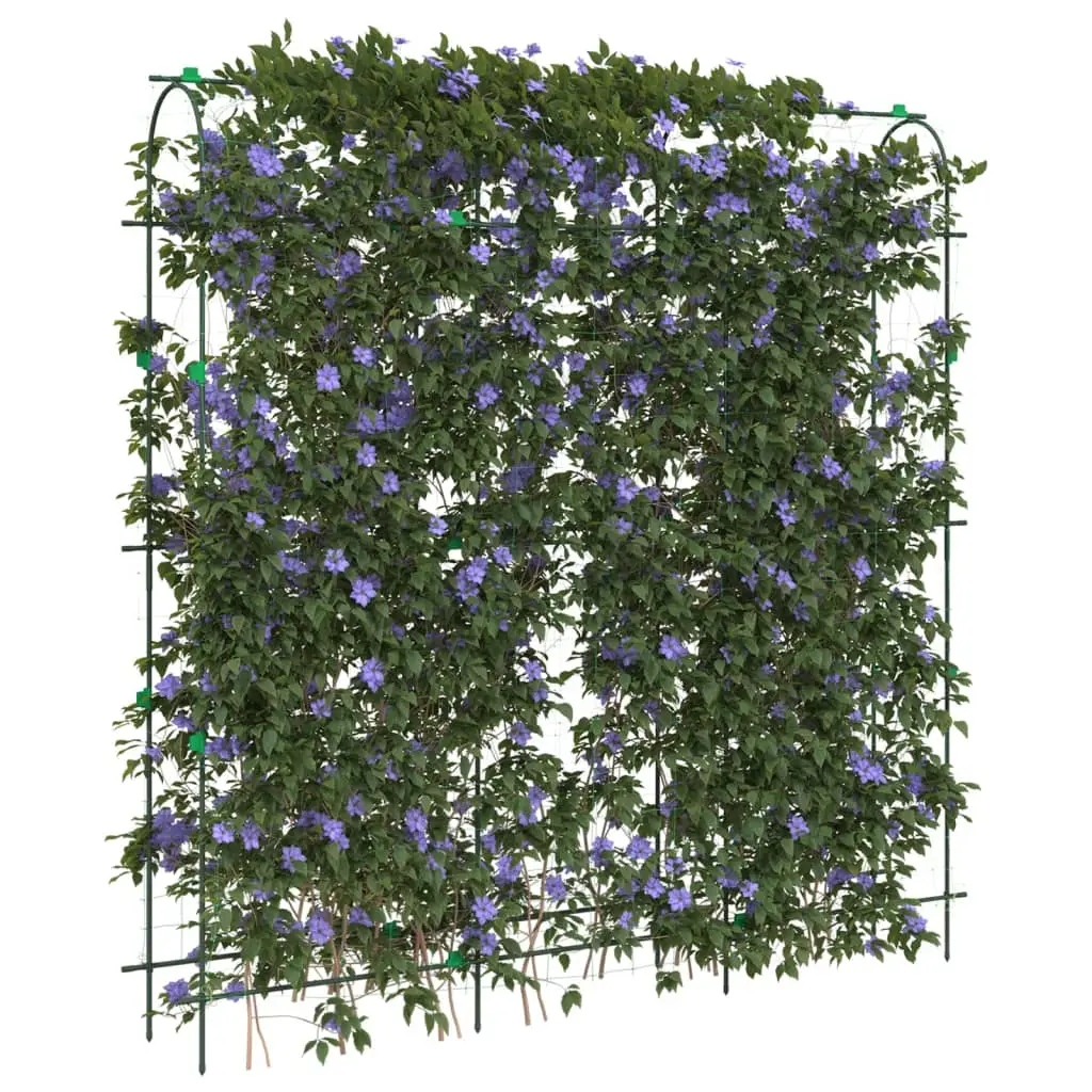 Lot de 3 Treillis Jardin Forme U en Acier Robuste pour Plantes Grimpantes et Potager Vert – ComfortXL Outdoor Living