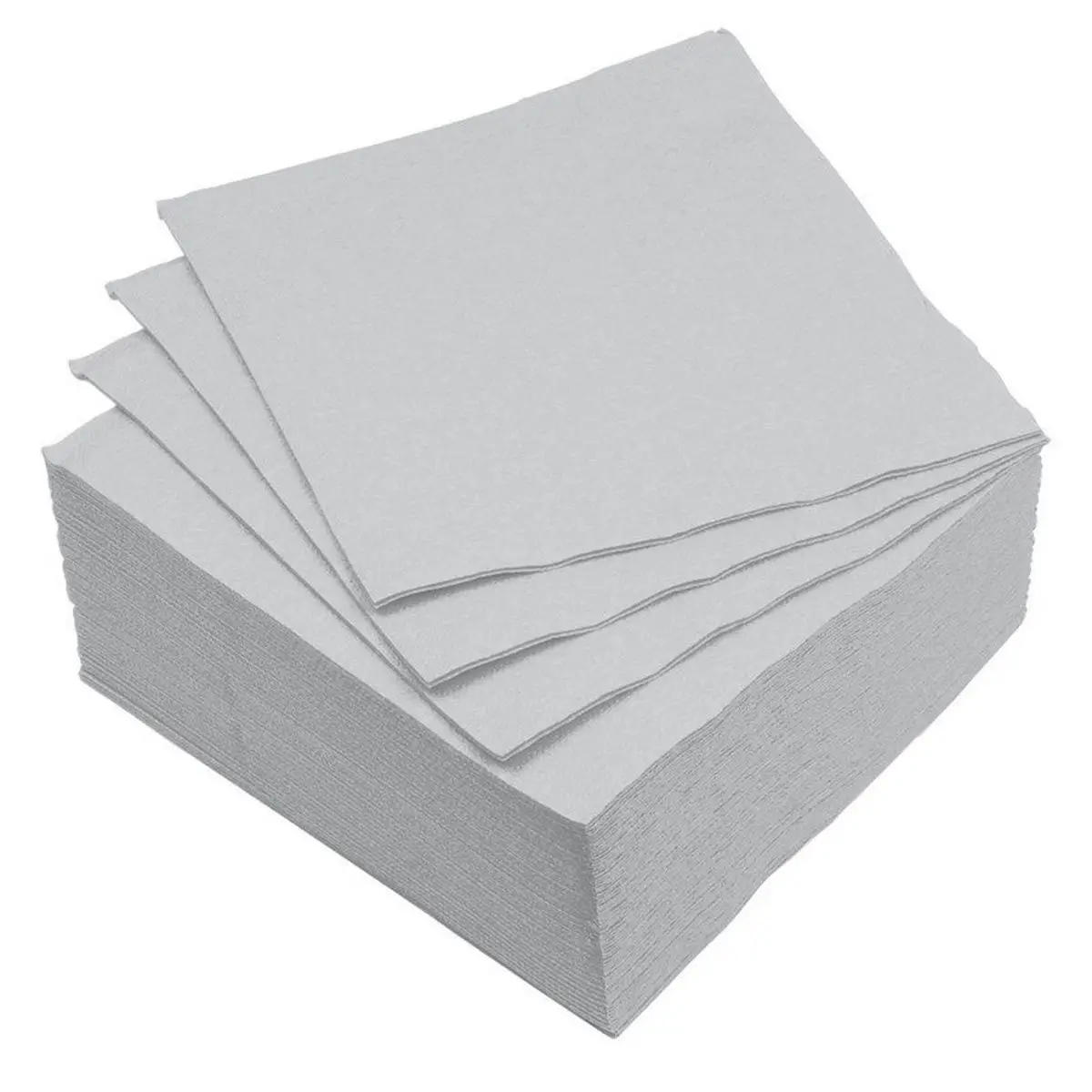 Lot de 40 Serviettes en Papier «Vitamine» 25x25cm Gris