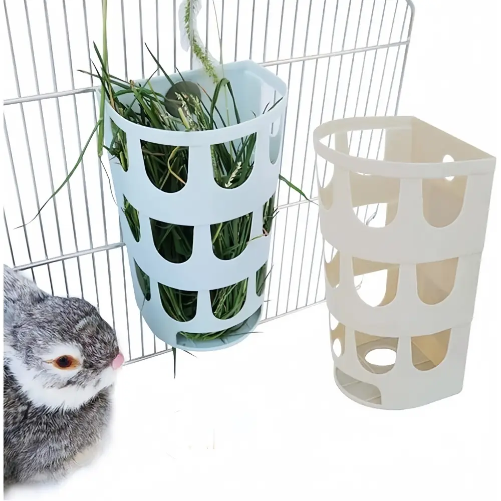 Lot De 2 Mangeoires À Foin Plastique Hangable Pour Lapin – Lytech
