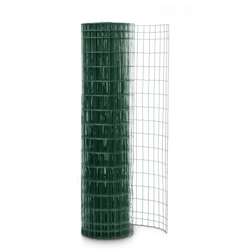 Grillage soudé en rouleau H1m00 x L25m fil 2.5mm maille 100×50 mm Vert