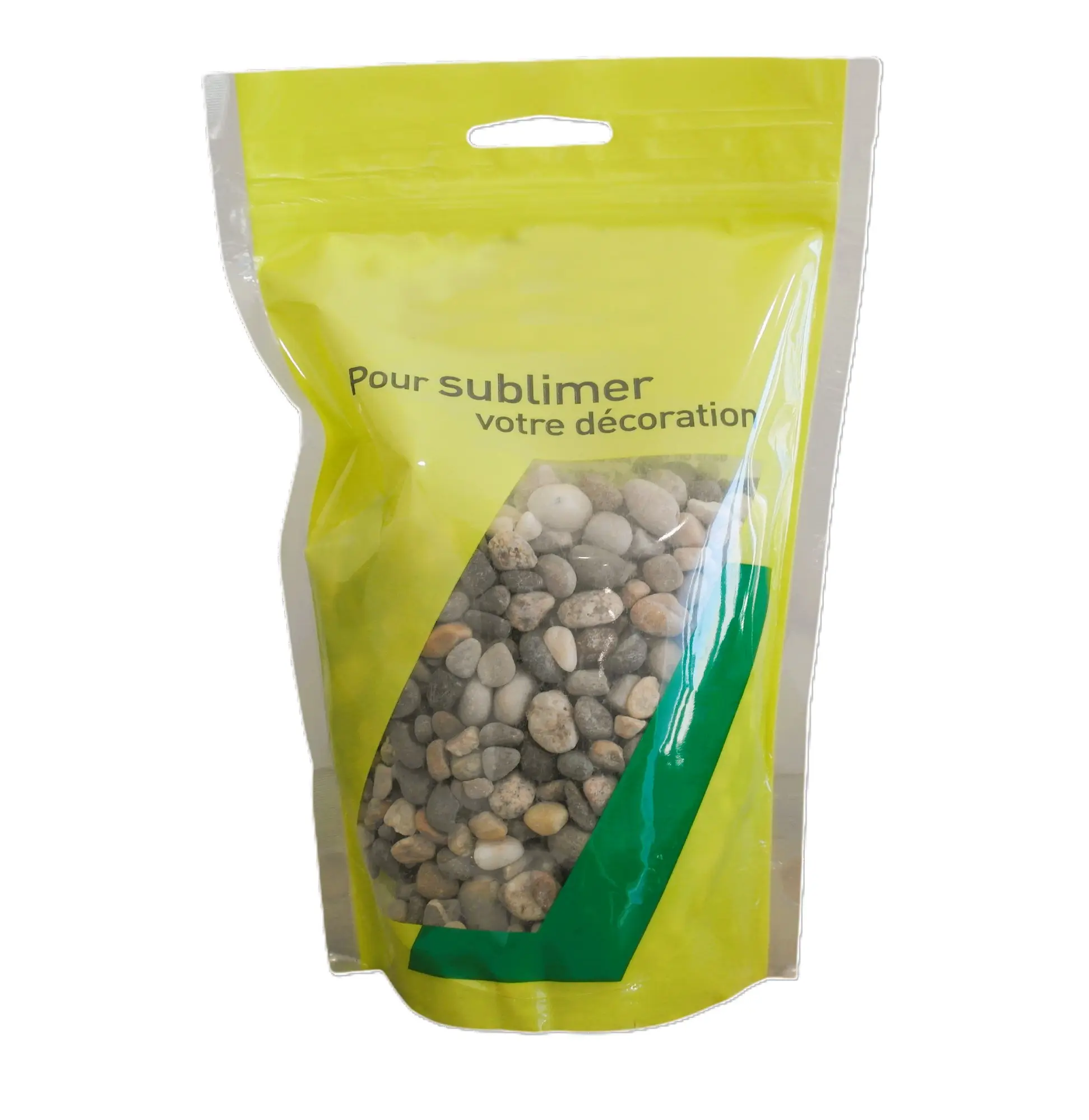 Gravillon mignonette gris mixte 4/6 en berlingot de 1kg