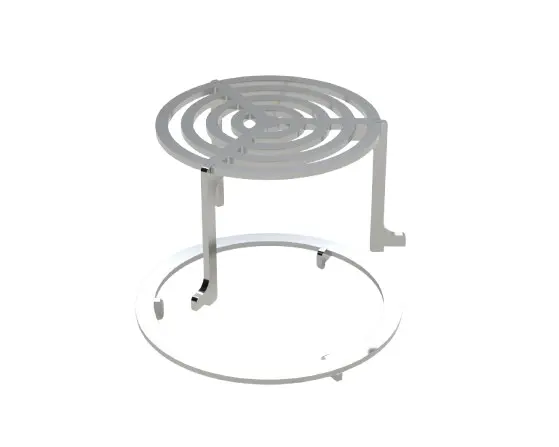 Grille Et Stop Food Pour Brasero Auvergnat / Mini Cevenol Carre 62