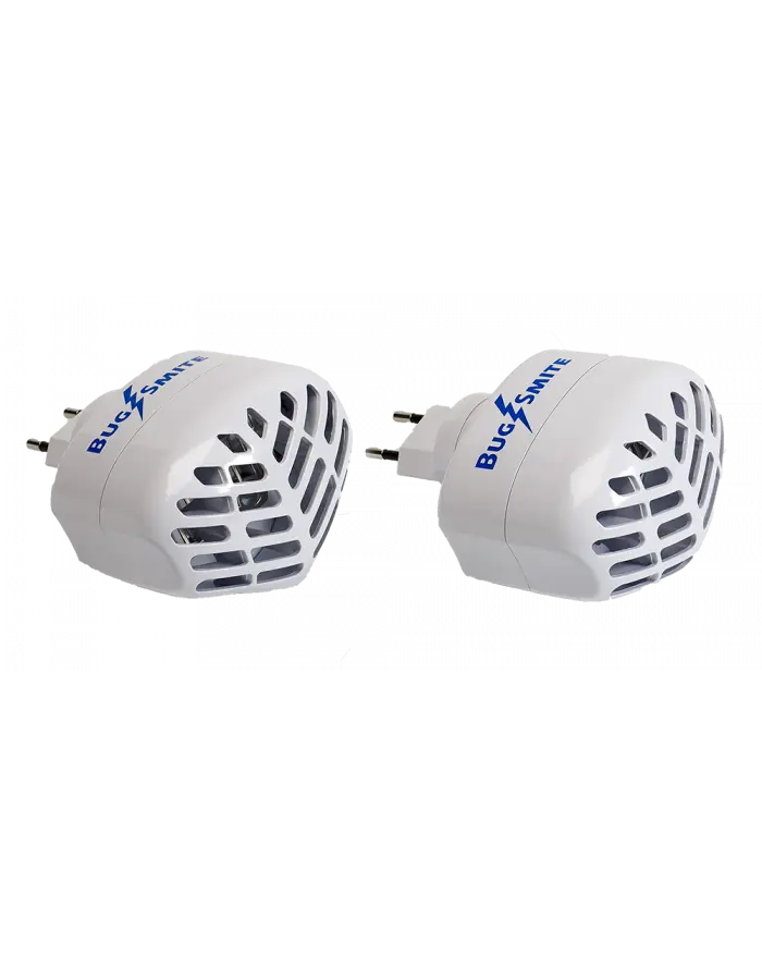 LOT DE 2 | Prise anti insectes | Bug Smite | Branchement sur secteur | Rapide/efficace/silencieux | Ecologique- VENTEO